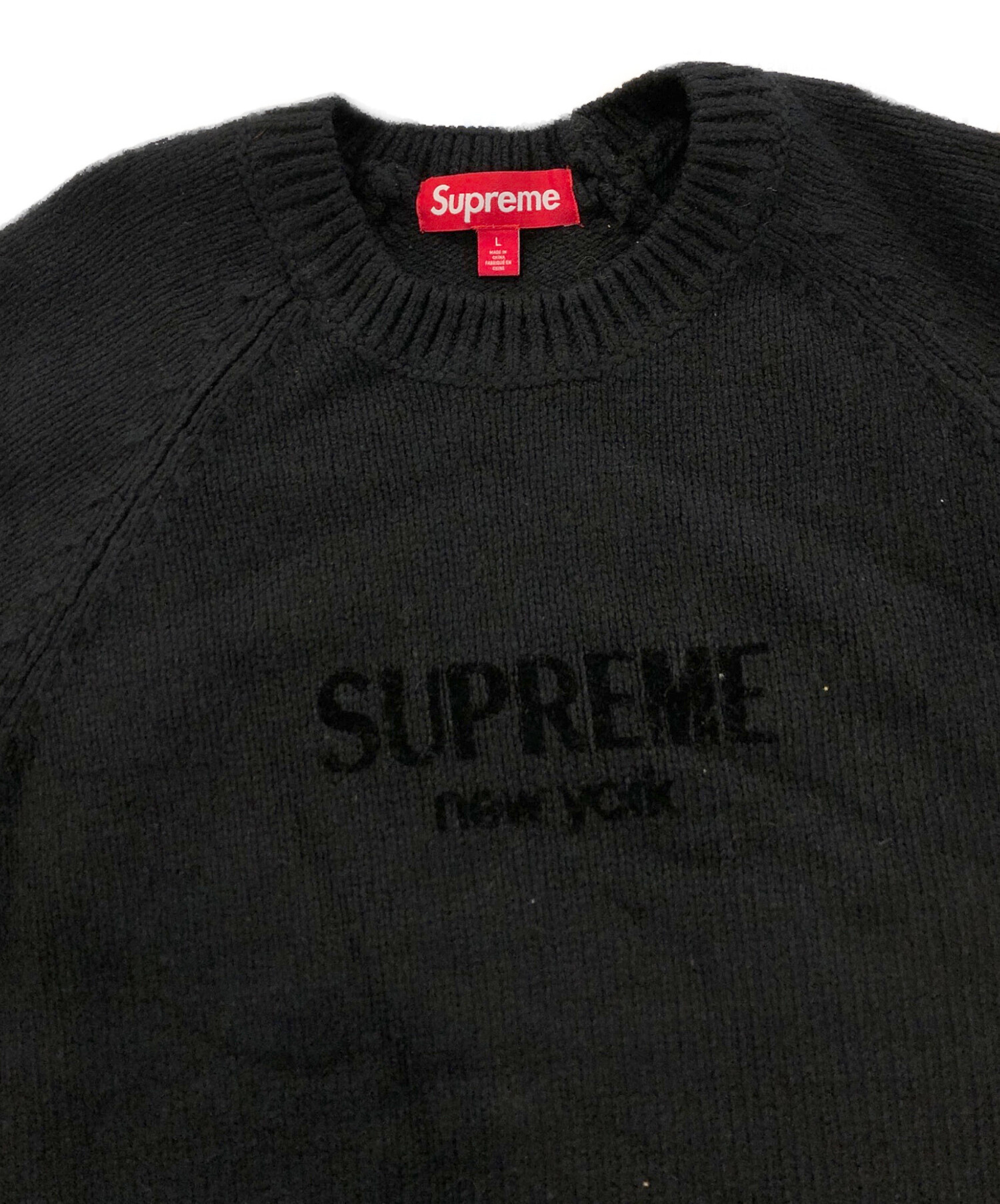 中古・古着通販】Supreme (シュプリーム) Flocked Logo Sweater