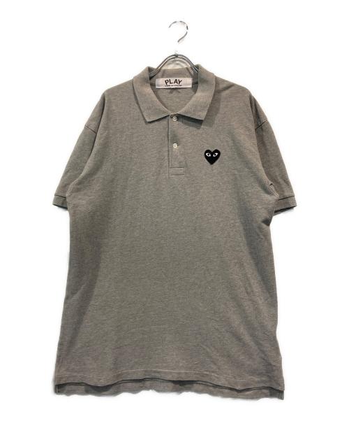 フェード　play comme des garcons ハート　ポロシャツ 中古・古着通販】PLAY COMME des GARCONS (プレイ コムデギャルソン
