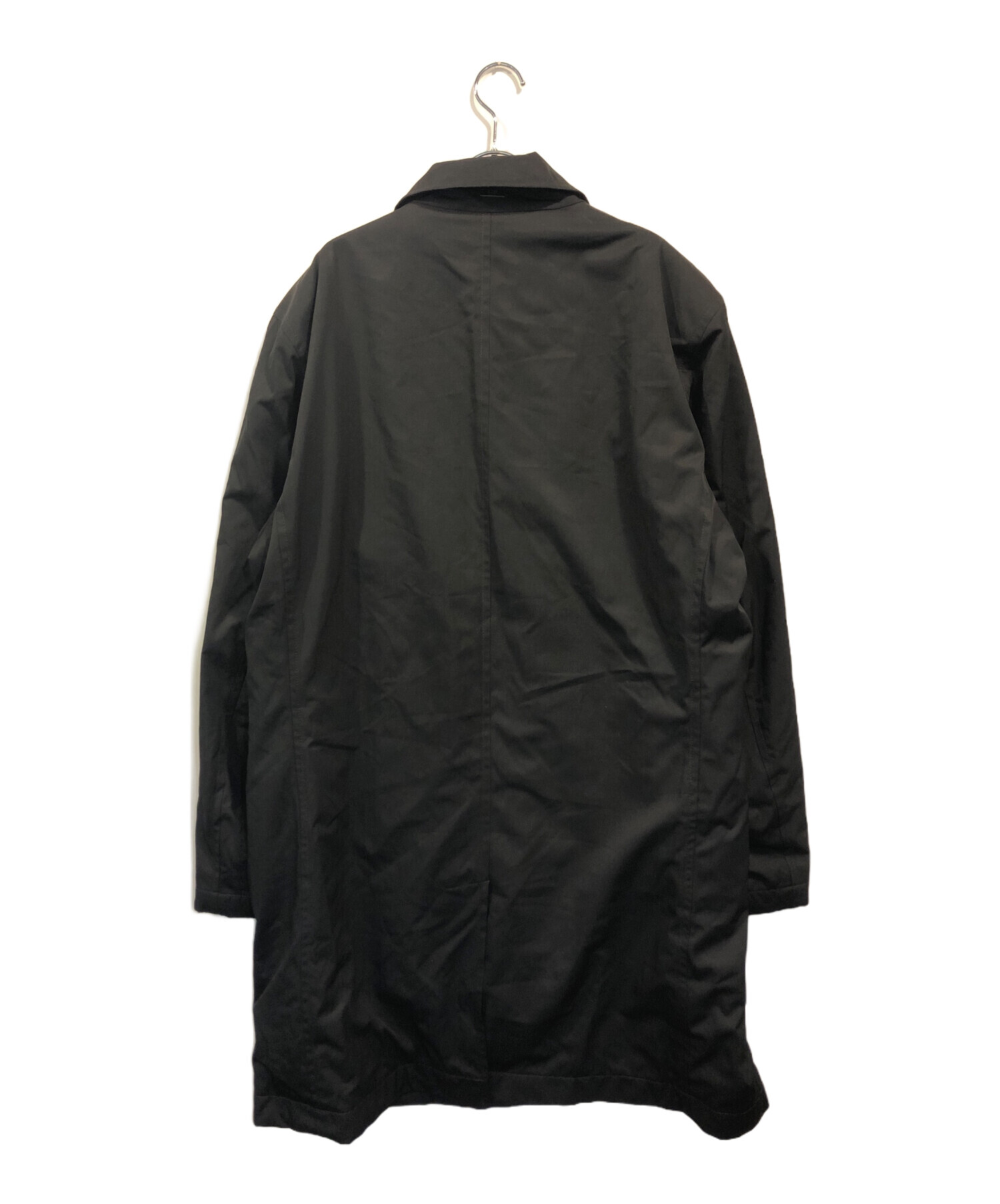 中古・古着通販】BOSS (ボス) 中綿ステンカラーコート ブラック サイズ