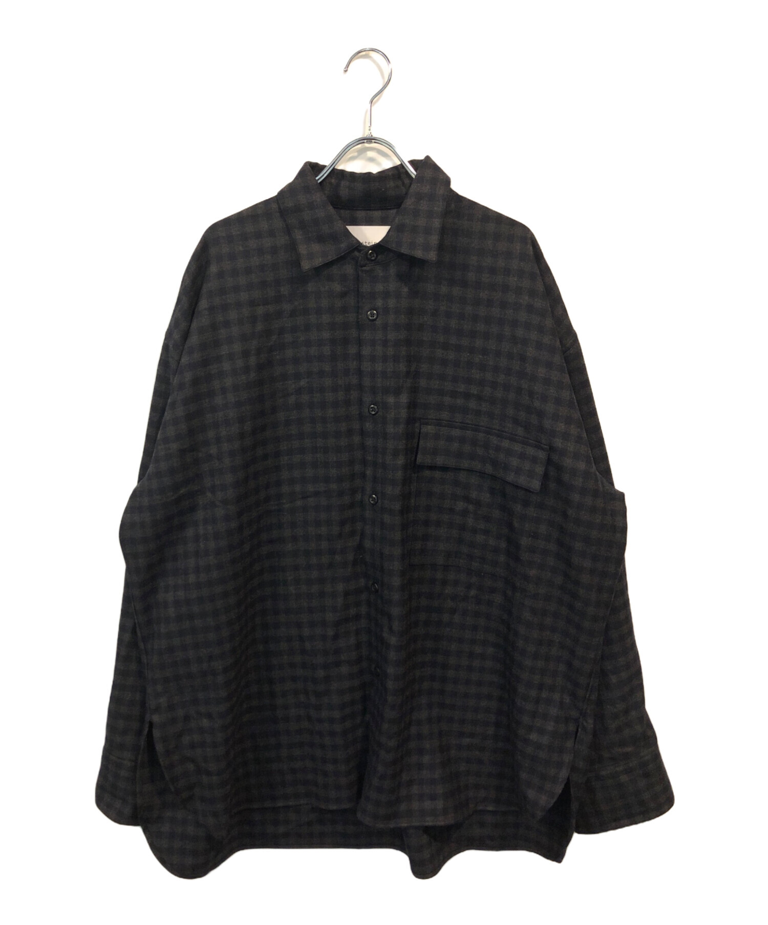 中古・古着通販】stein (シュタイン) OVERSIZED DOWN PAT SHIRT 