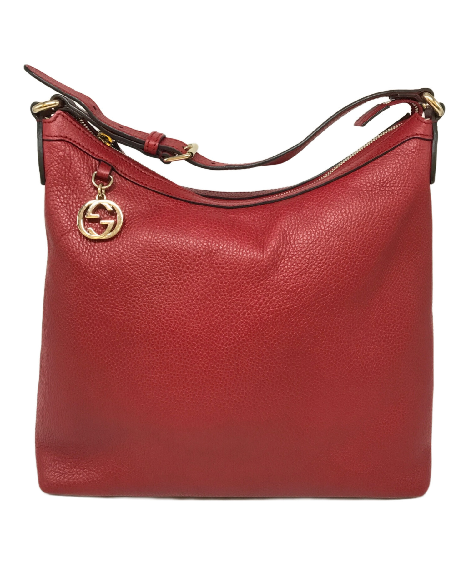 中古・古着通販】GUCCI (グッチ) ワンショルダーバッグ レッド  