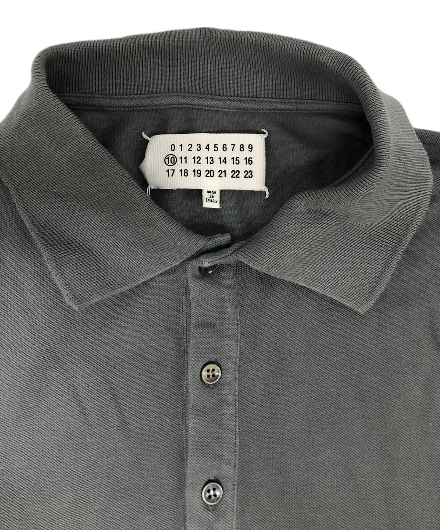 中古・古着通販】Maison Margiela (メゾンマルジェラ) 半袖ポロシャツ 
