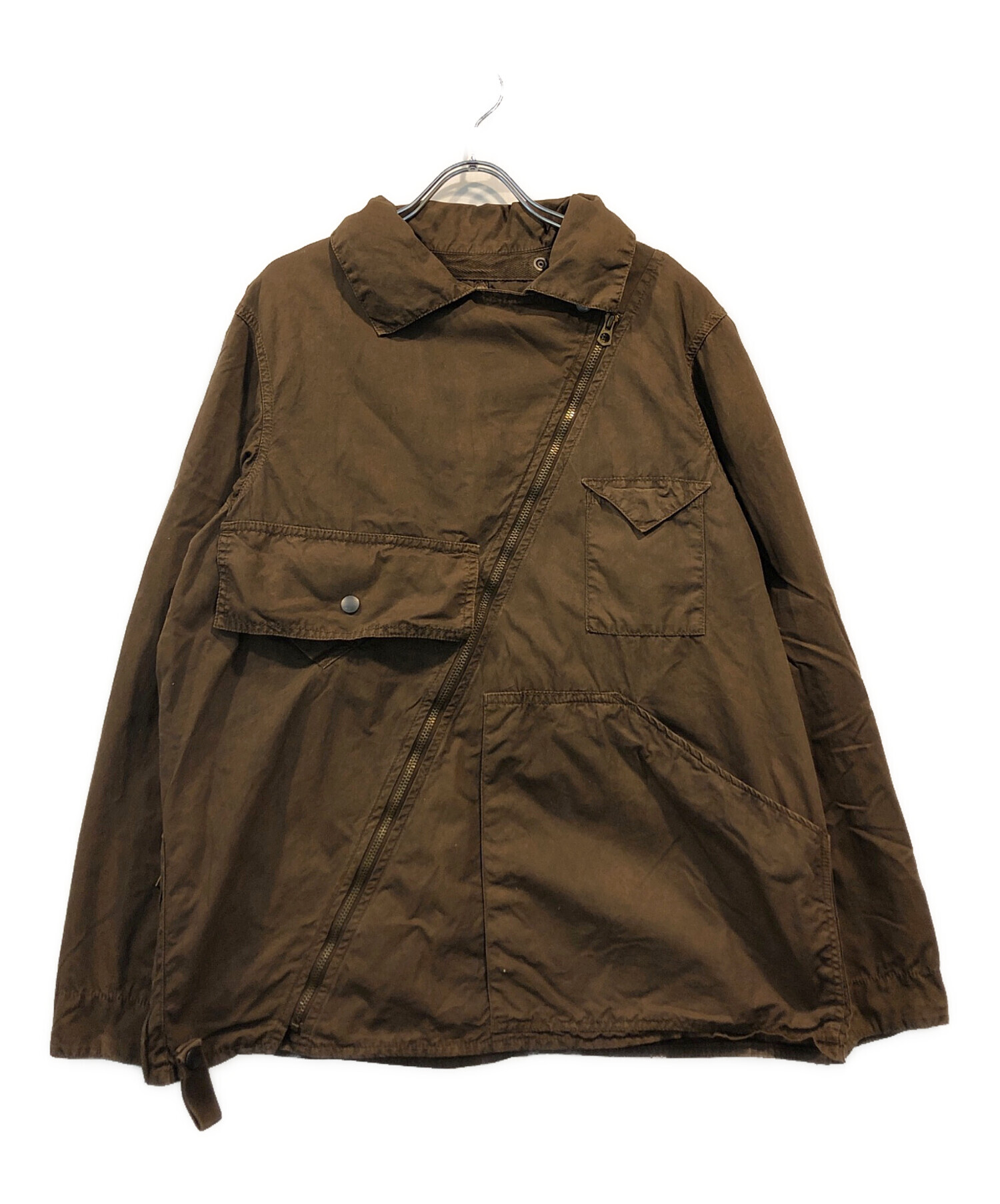 中古・古着通販】tehu tehu (テフテフ) 斜めジップハンティング