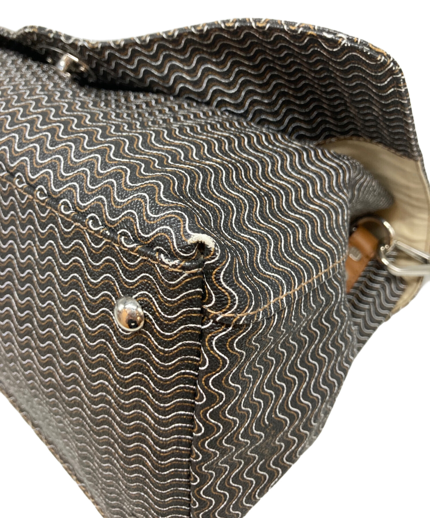 中古・古着通販】ZANELLATO (ザネラート) 波型ボストンバッグ