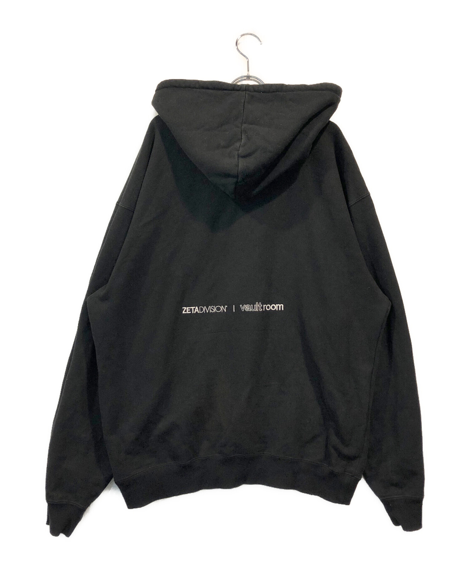 VAULTROOM ZETA DIVISION パーカー XL ブラック ZETA DIVISION x vaultroom HOODIE BLACK | ZETA DIVISION STORE