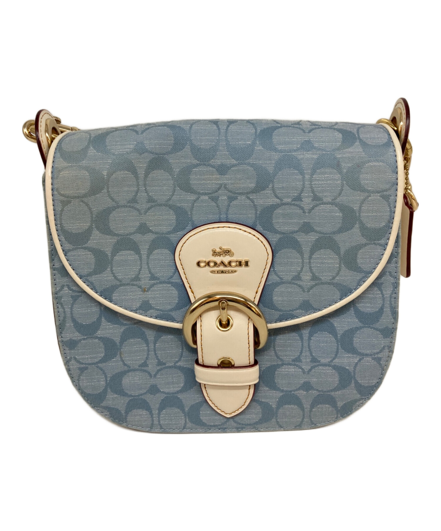 中古・古着通販】COACH (コーチ) IMUDY デニムショルダーバッグ 