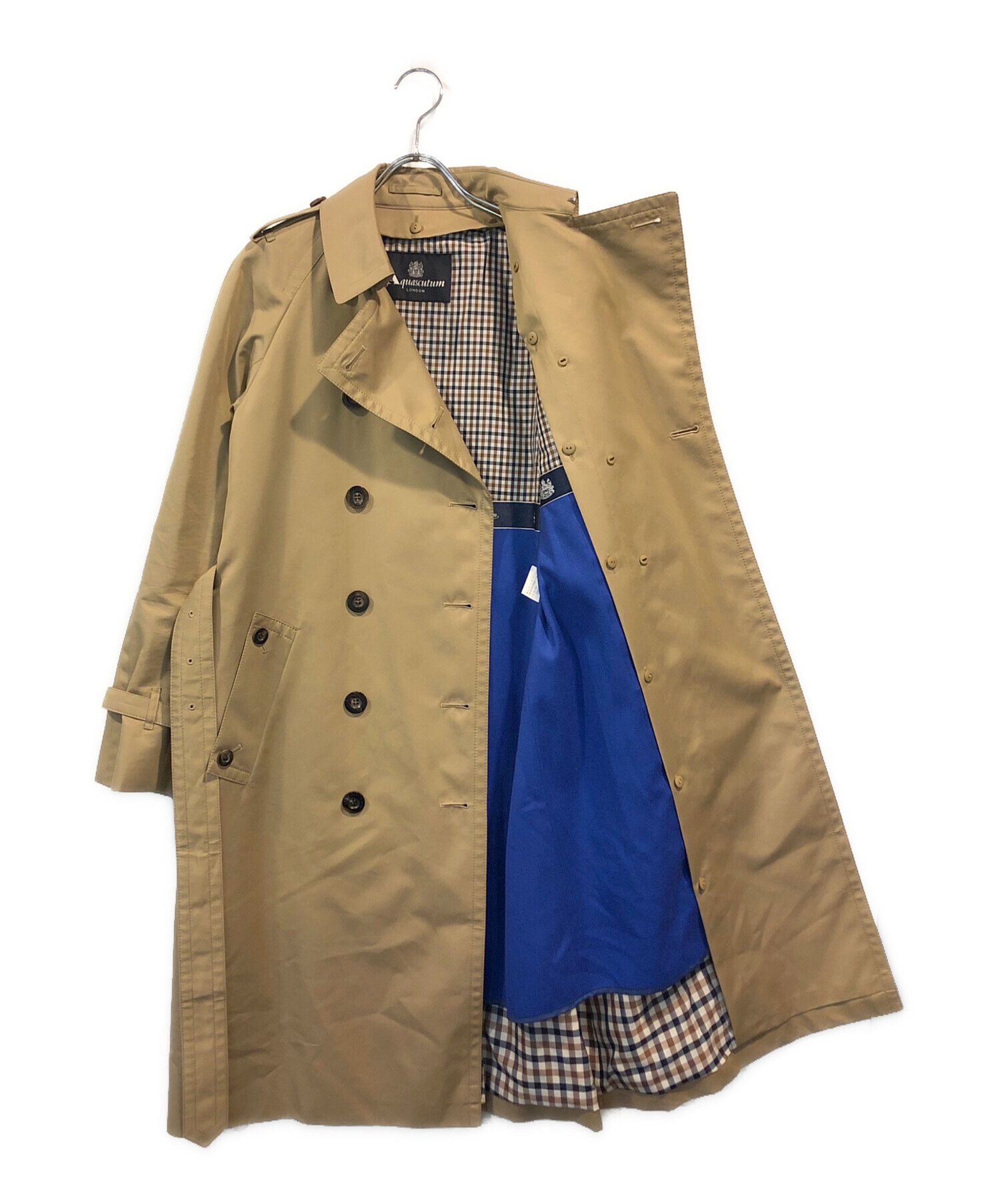 中古・古着通販】Aquascutum (アクアスキュータム) BASIC TRENCH COAT 