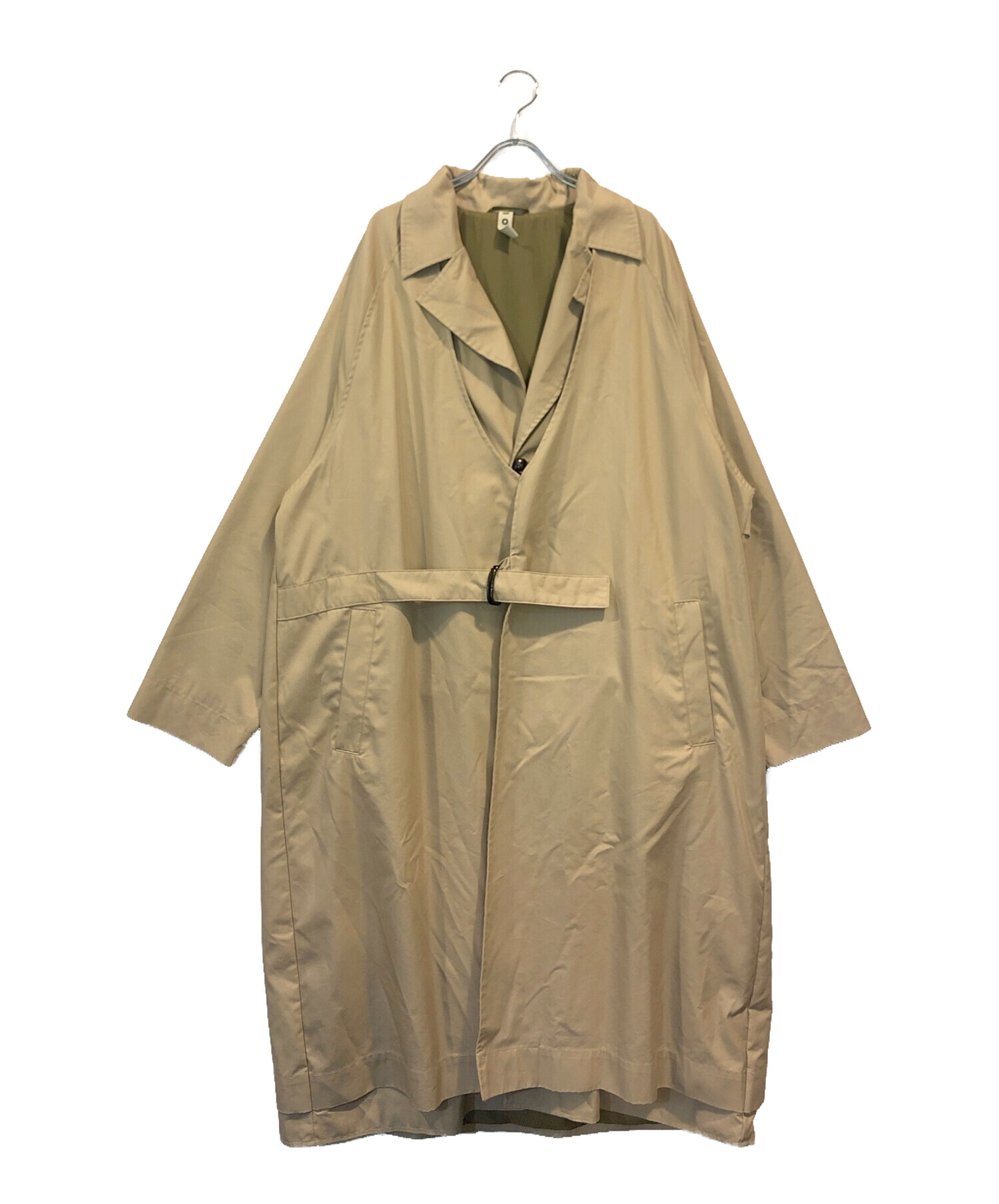 中古・古着通販】kooi (コーイ) ロングコート ベージュ サイズ:SIZE 1 