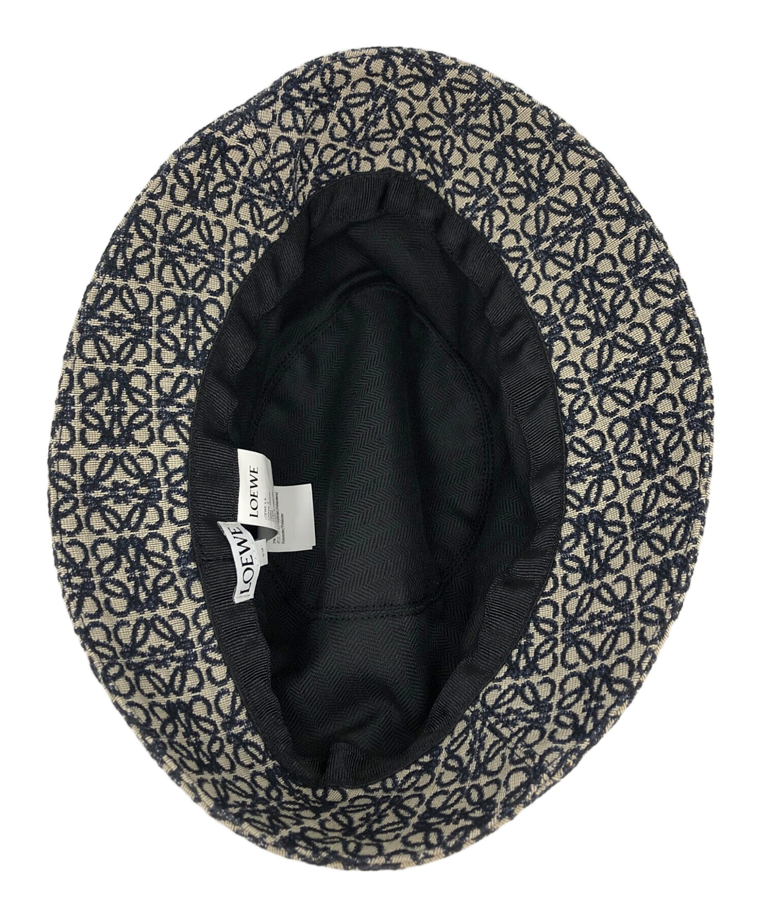 中古・古着通販】LOEWE (ロエベ) アナグラムバケットハット インディゴ