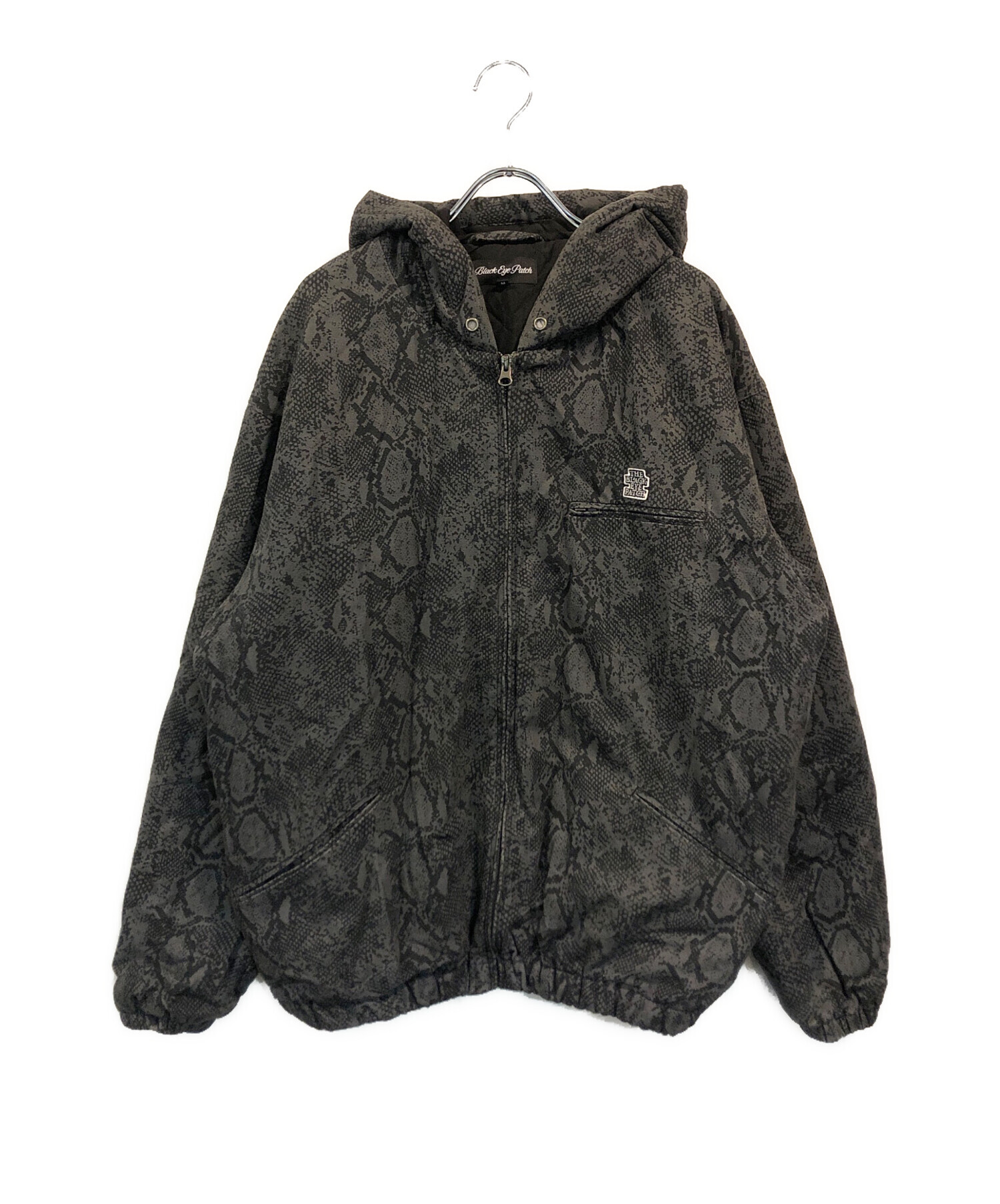 【美品】Black Eye Patch フード付きジャケット 中古・古着通販】THE BLACK EYE PATCH (ブラックアイパッチ) PYTHON
