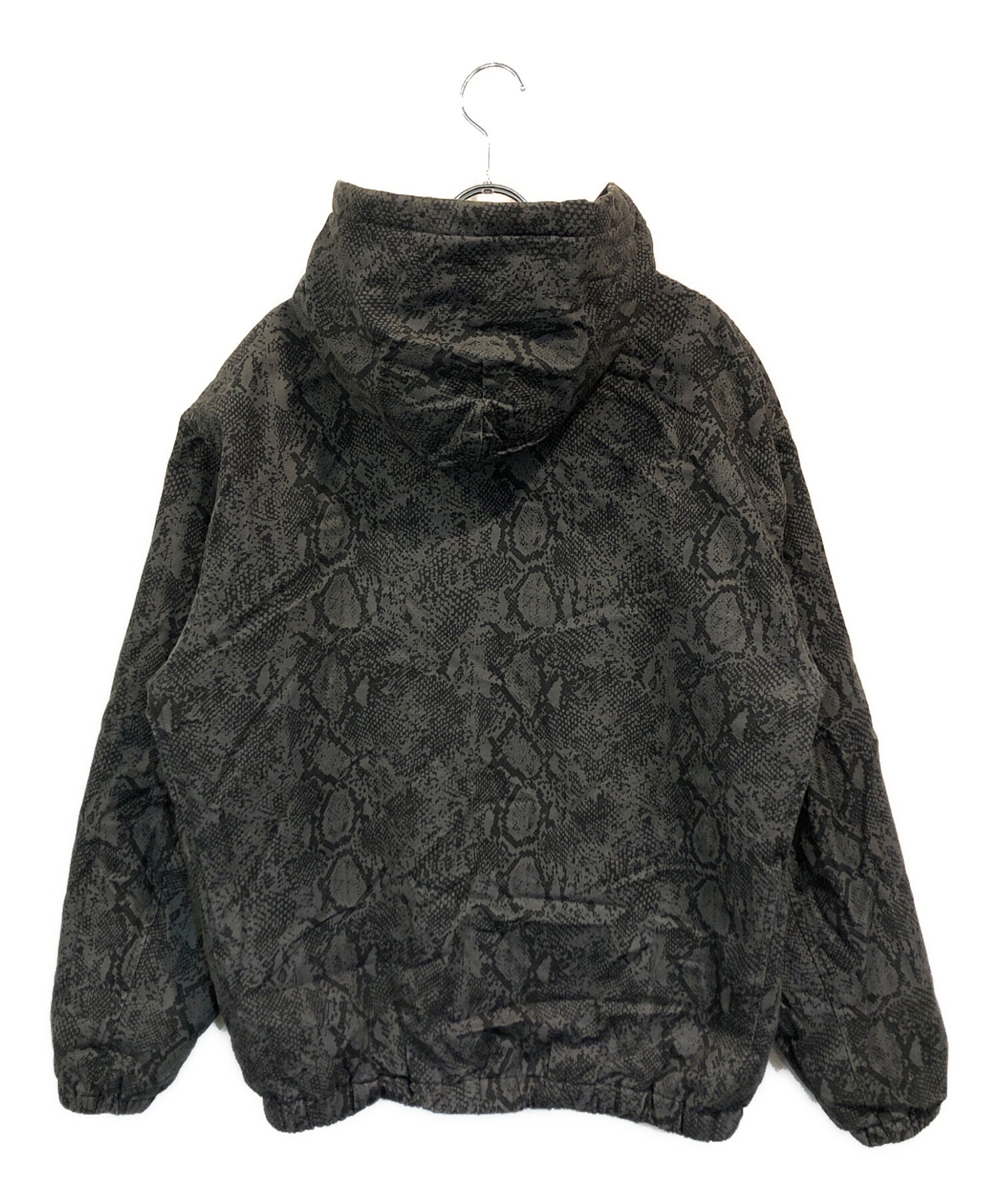 THE BLACK EYE PATCH / SMALL OG PYTHON PATTERNED HOODED JACKET/M/コットン/BLK 中古・古着通販】THE BLACK EYE PATCH (ブラックアイパッチ) PYTHON