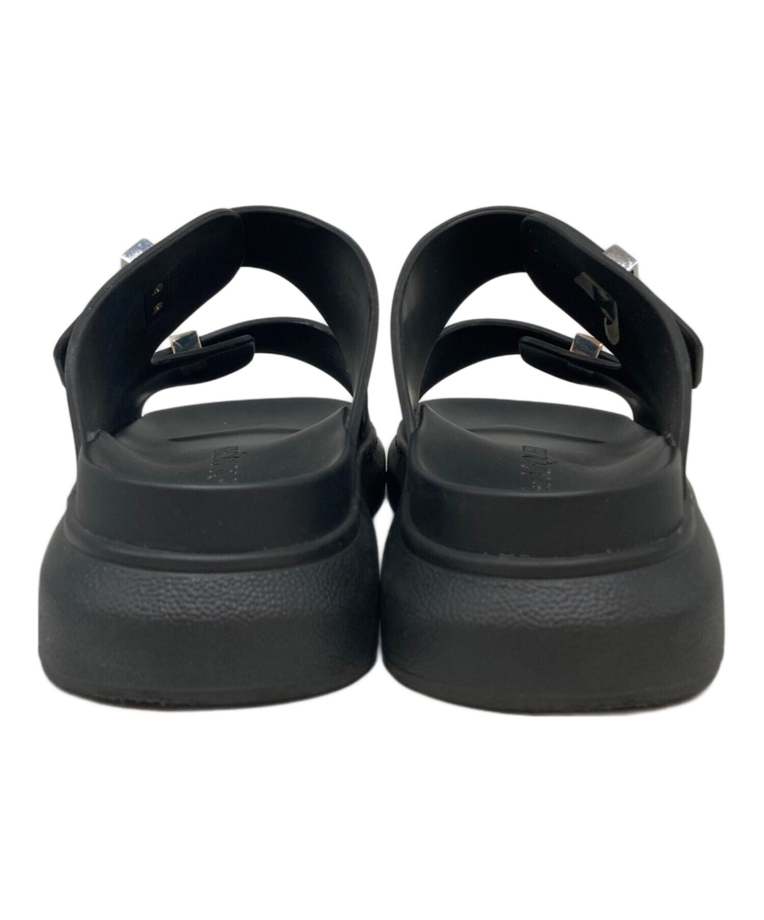 Alexander McQueen ブラックサンダル 中古・古着通販】ALEXANDER McQUEEN (アレキサンダーマックイーン