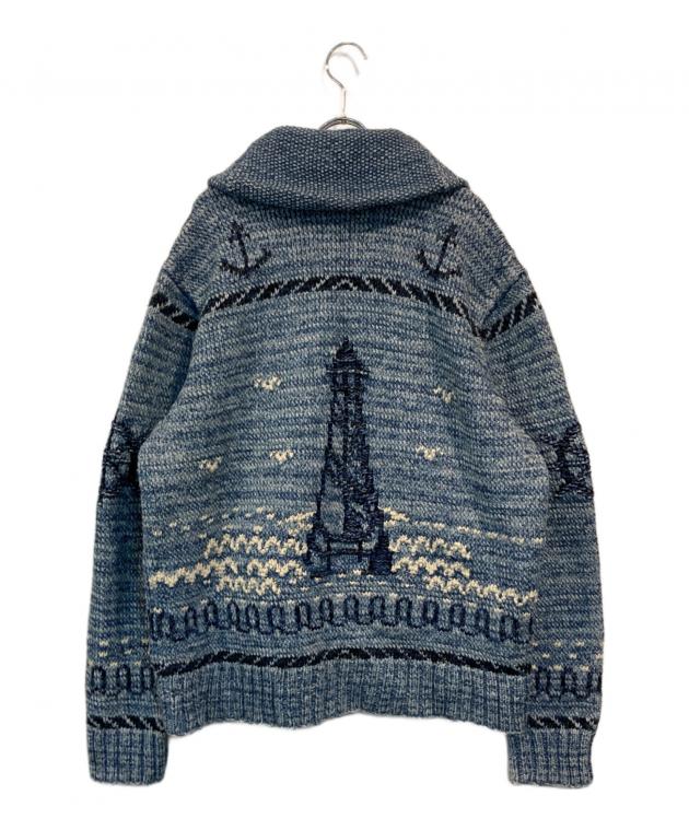 中古・古着通販】RRL (ダブルアールエル) ハンドニットインディゴ