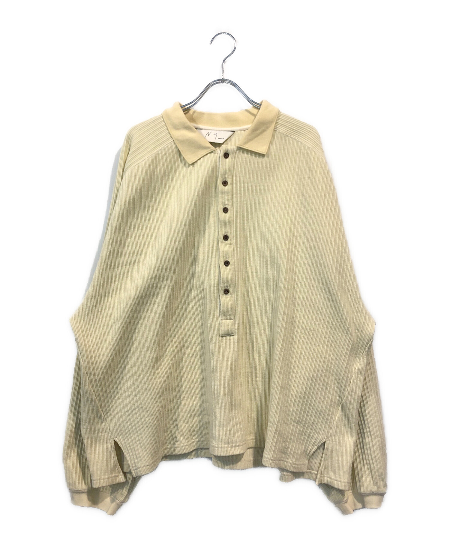 中古・古着通販】ANCELLM (アンセルム) HENLEY RIB LS T-SHIRT 
