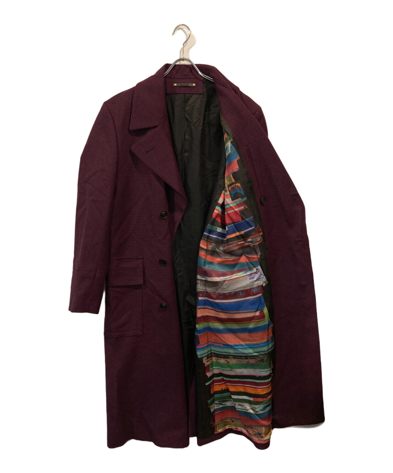 Paul Smith 18AW コート 中古・古着通販】Paul Smith (ポールスミス) 18AWダブルハウンド