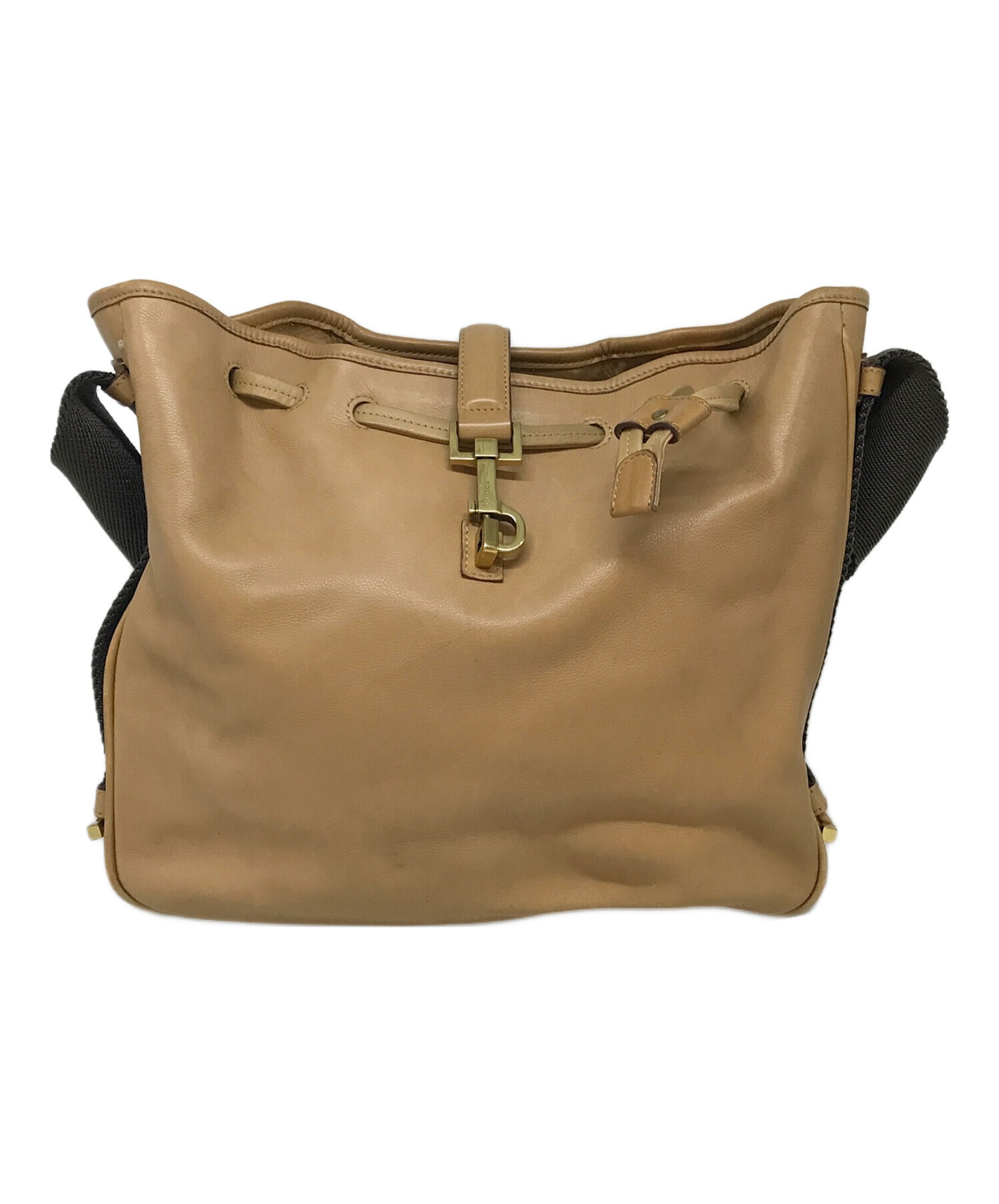 中古・古着通販】GUCCI (グッチ) レザーショルダーバッグ 中古・古着通販】GUCCI (グッチ) レザーショルダーバッグ