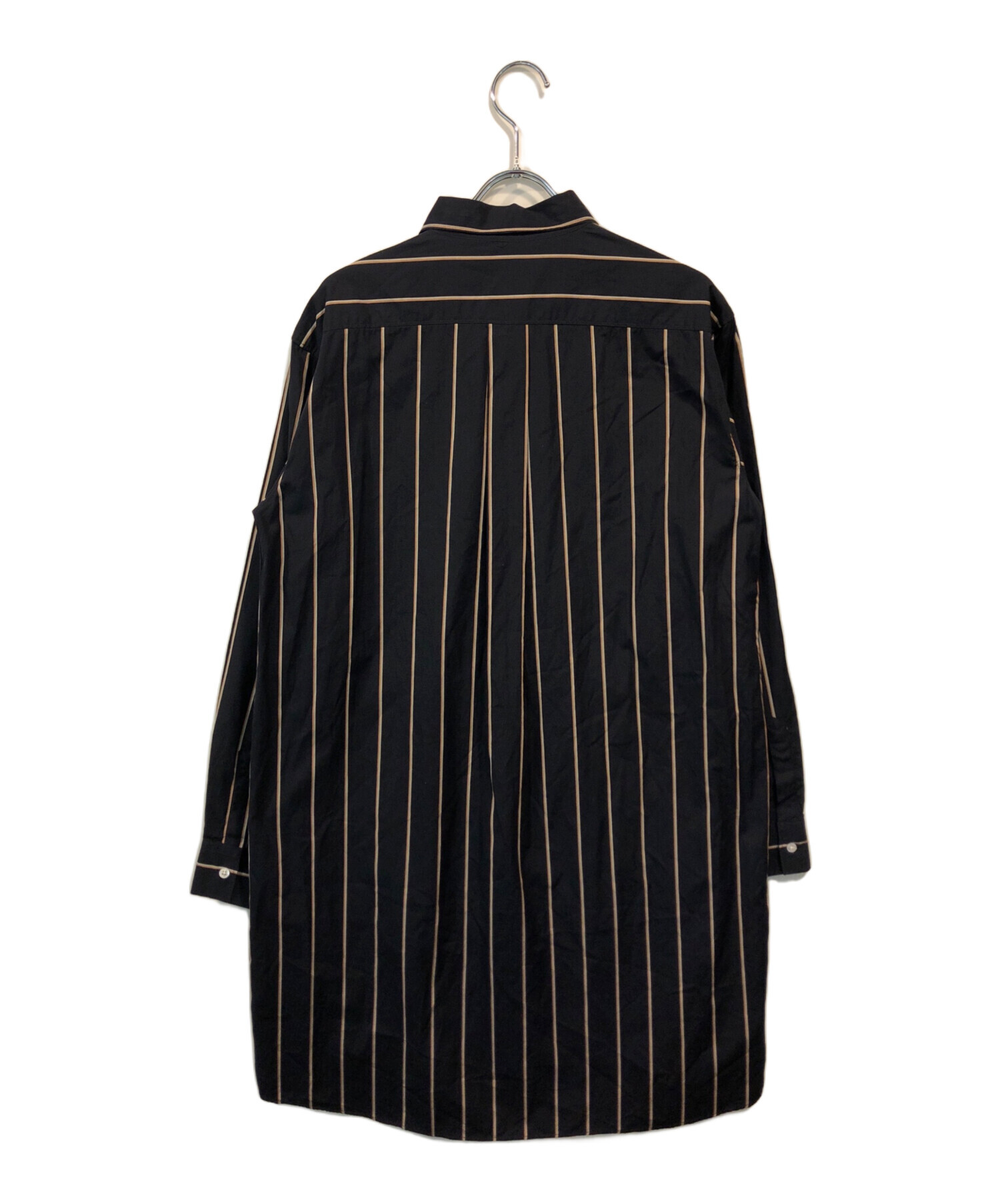 FRED PERRY ストライプ シャツワンピース 中古・古着通販】FRED PERRY (フレッドペリー) ストライプシャツ