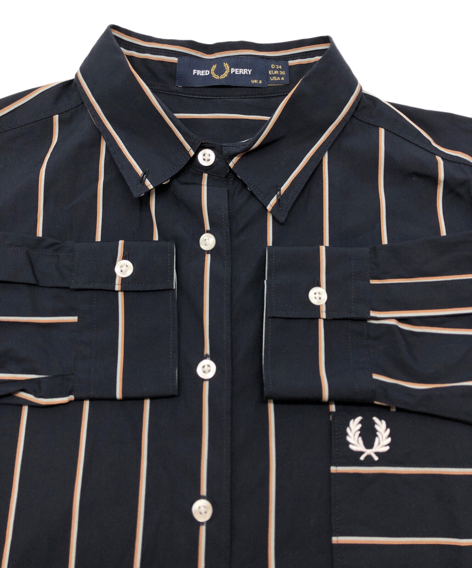 中古・古着通販】FRED PERRY (フレッドペリー) ストライプシャツ