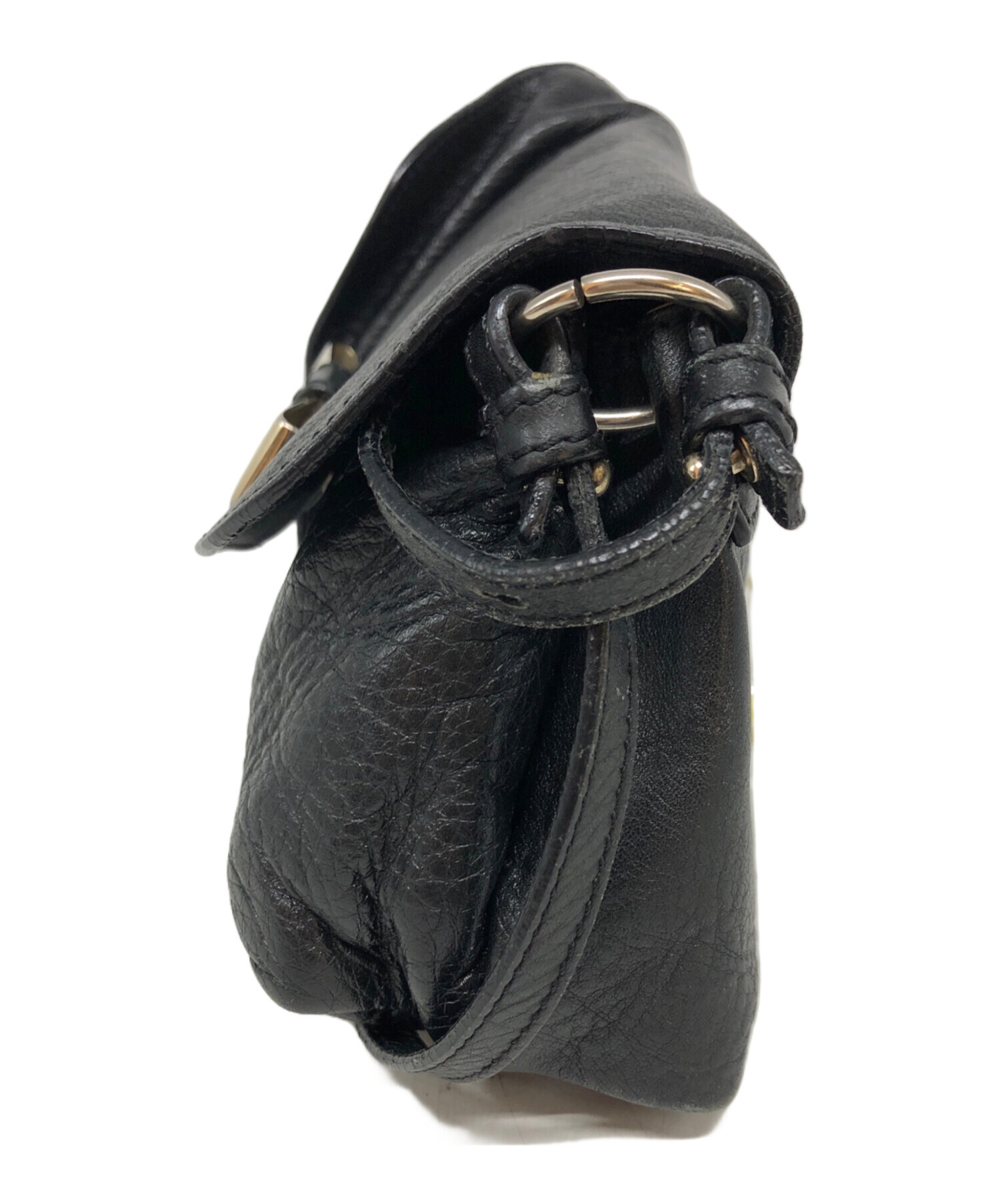 中古・古着通販】Chloe (クロエ) メタルリボンプレートレザー 