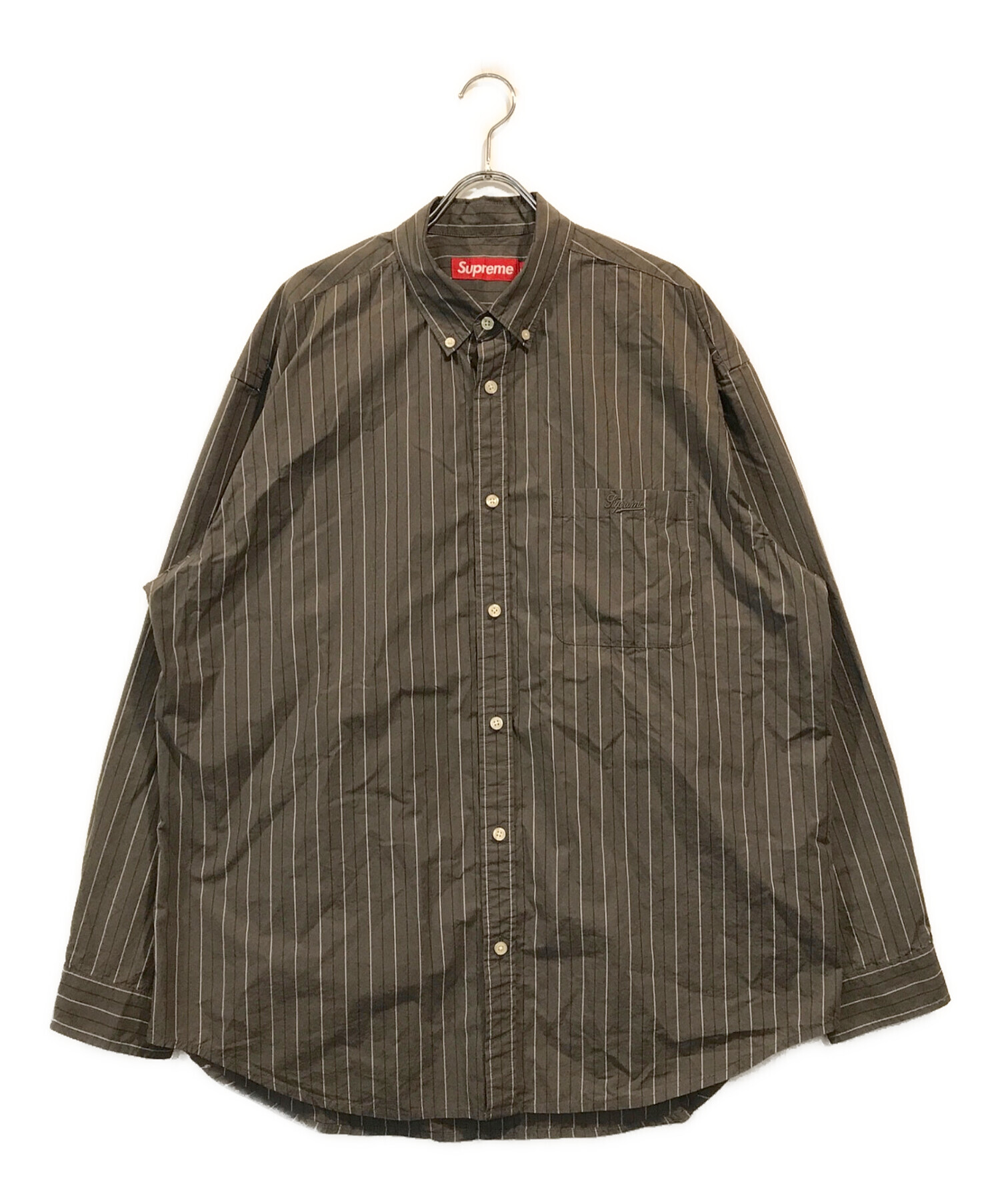 SUPREME Supreme Loose Fit Stripe Shirt L 未使用 24 (シュプリーム