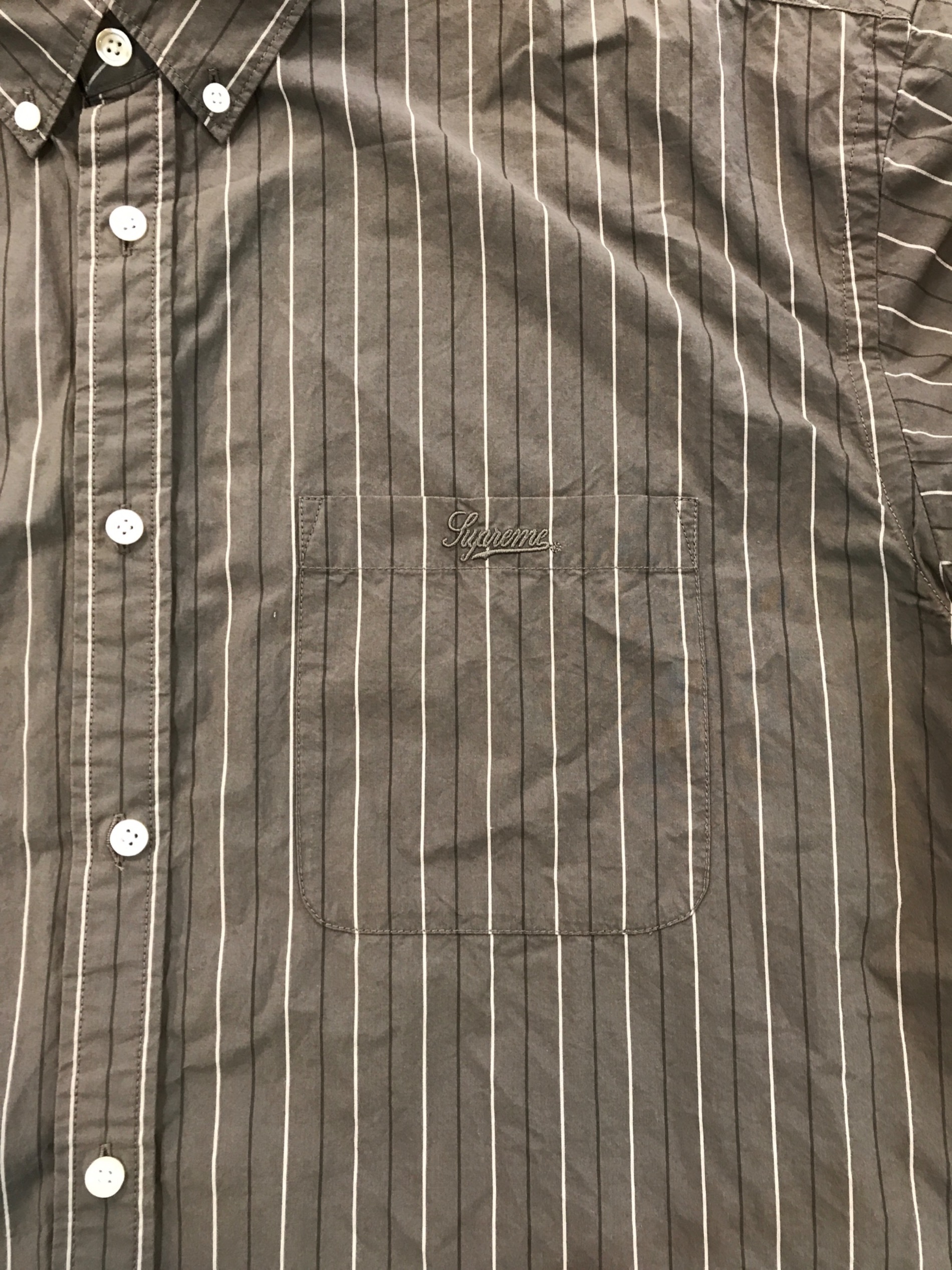 中古・古着通販】SUPREME (シュプリーム) Loose Fit Stripe Shirt
