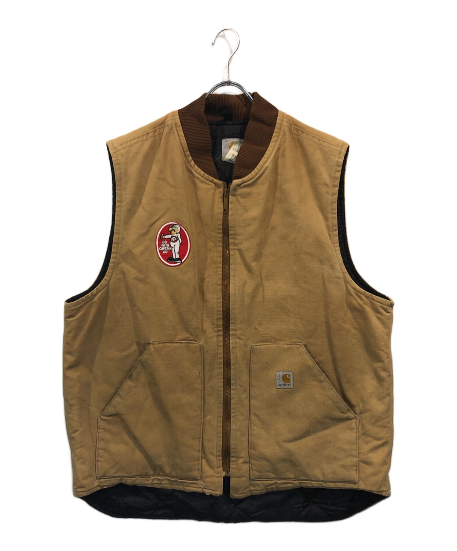 中古・古着通販】CarHartt (カーハート) ダック地ワッペンベスト