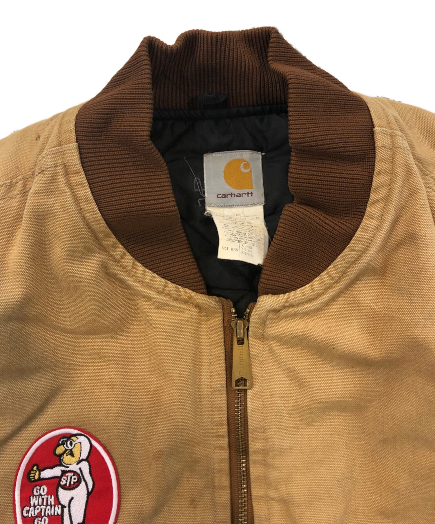 中古・古着通販】CarHartt (カーハート) ダック地ワッペンベスト