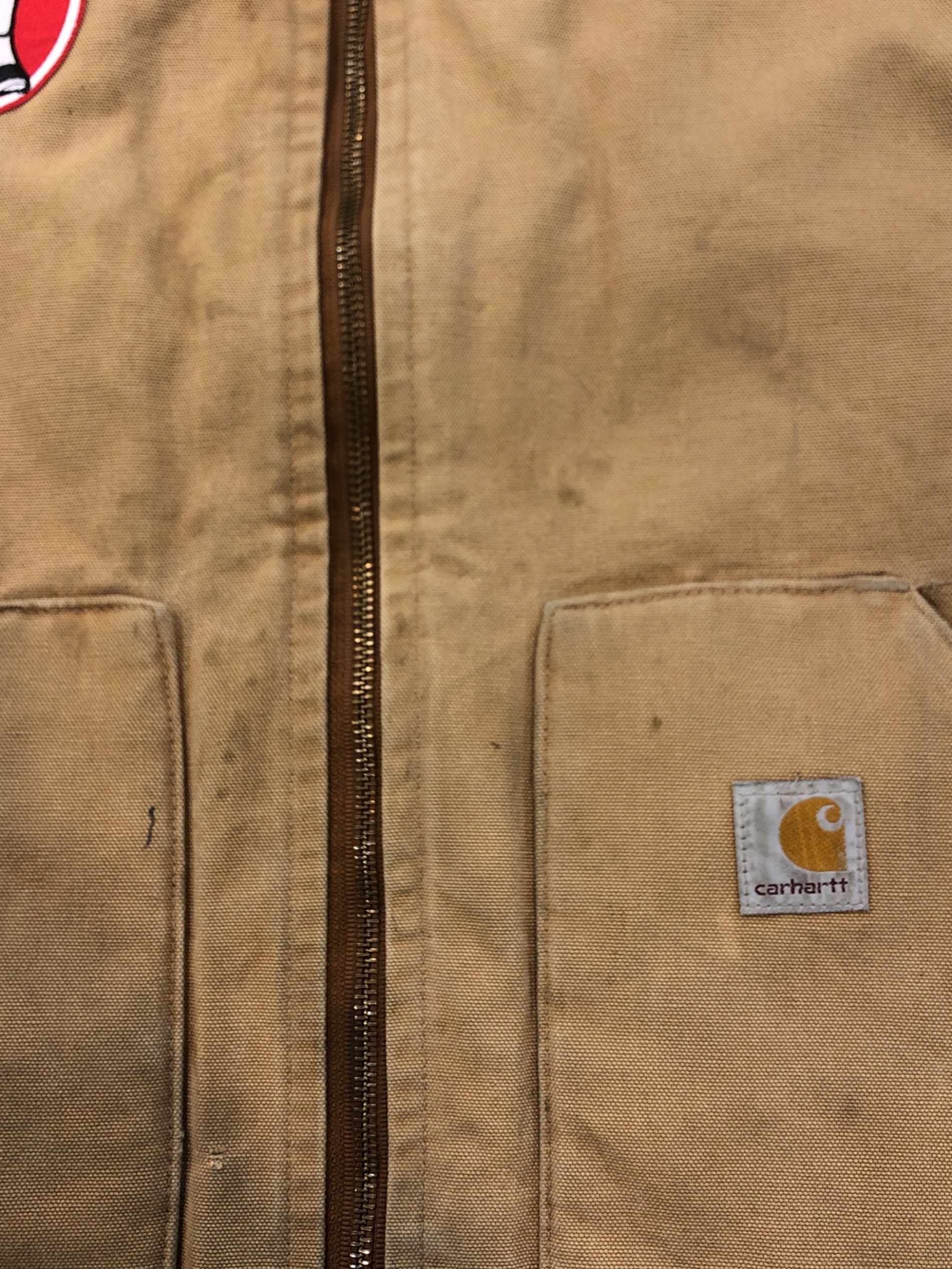中古・古着通販】CarHartt (カーハート) ダック地ワッペンベスト