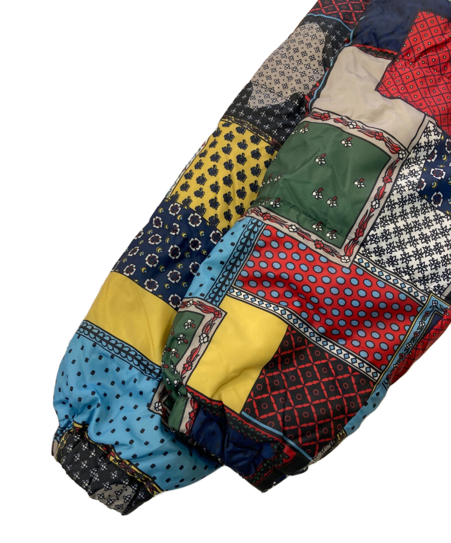 中古・古着通販】stussy (ステューシー) PATCHWORK PUFFER JACKET 