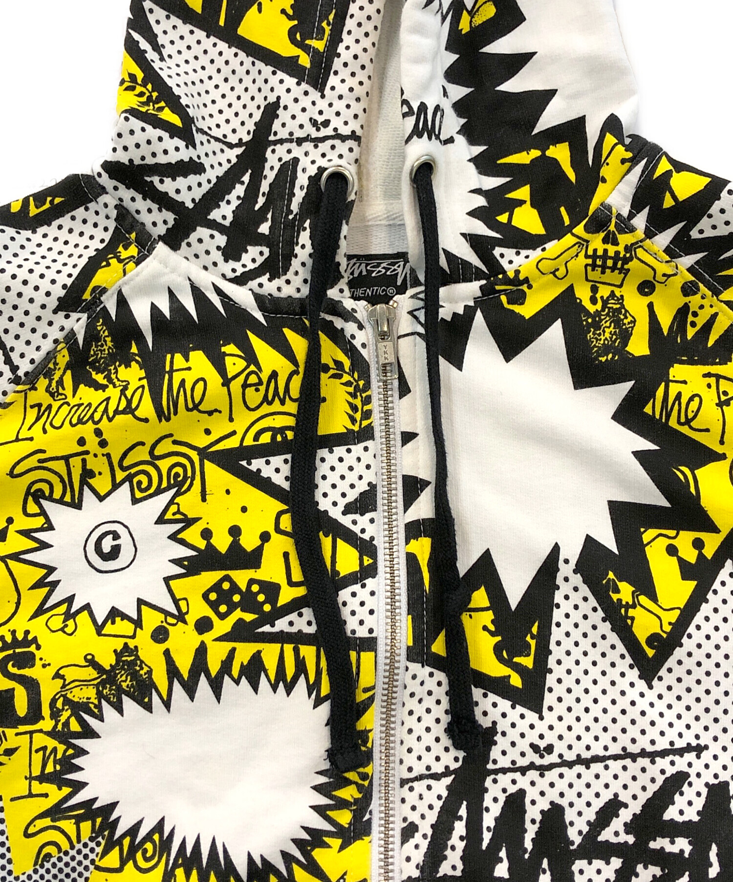 中古・古着通販】stussy (ステューシー) コミックプリントパーカー