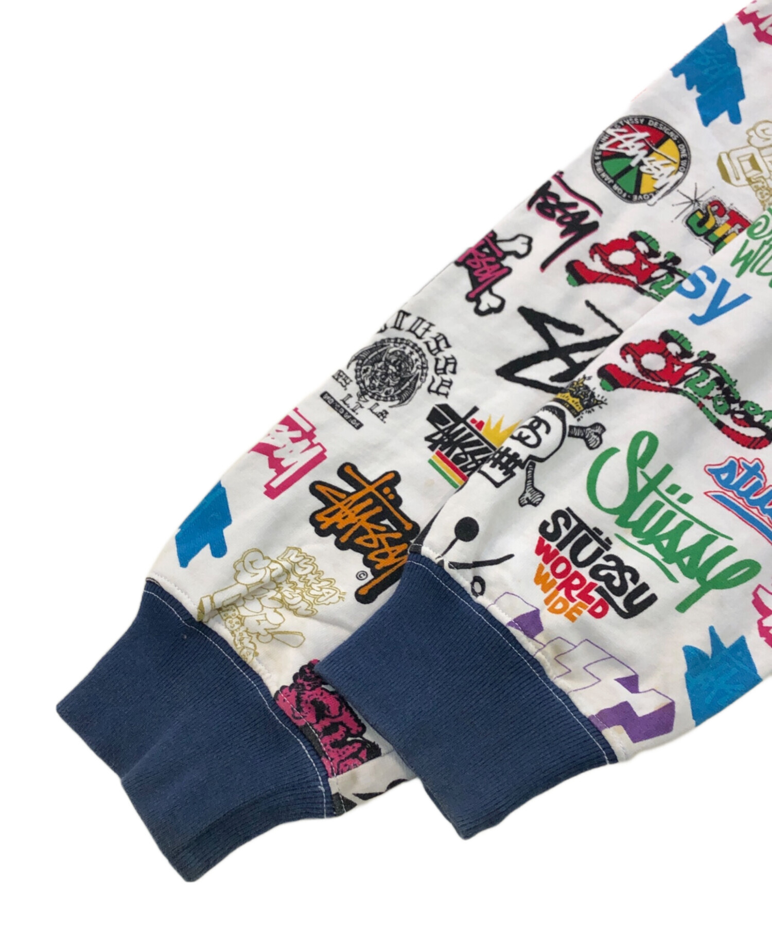 中古・古着通販】stussy (ステューシー) 歴代ロゴプリントジップ