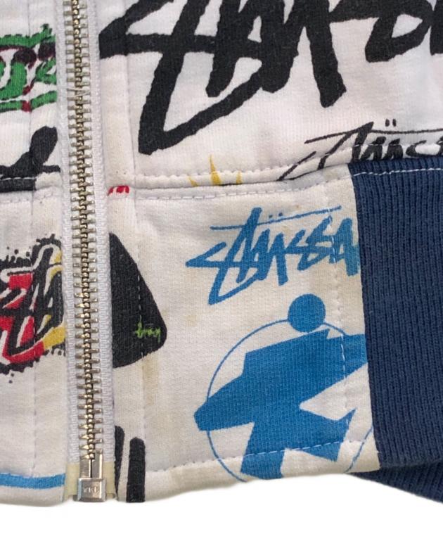 中古・古着通販】stussy (ステューシー) 歴代ロゴプリントジップ