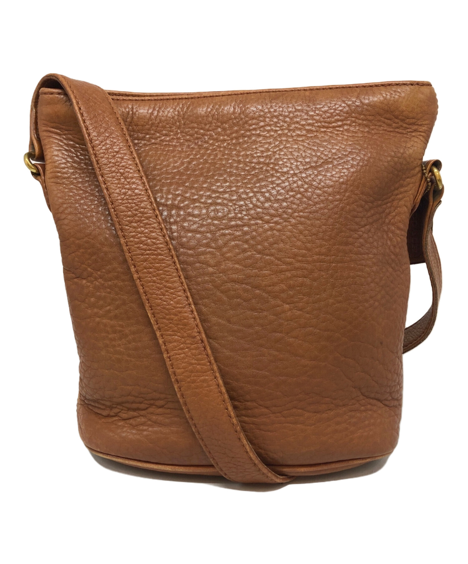 中古・古着通販】COACH (コーチ) オールドレザーショルダーバッグ 