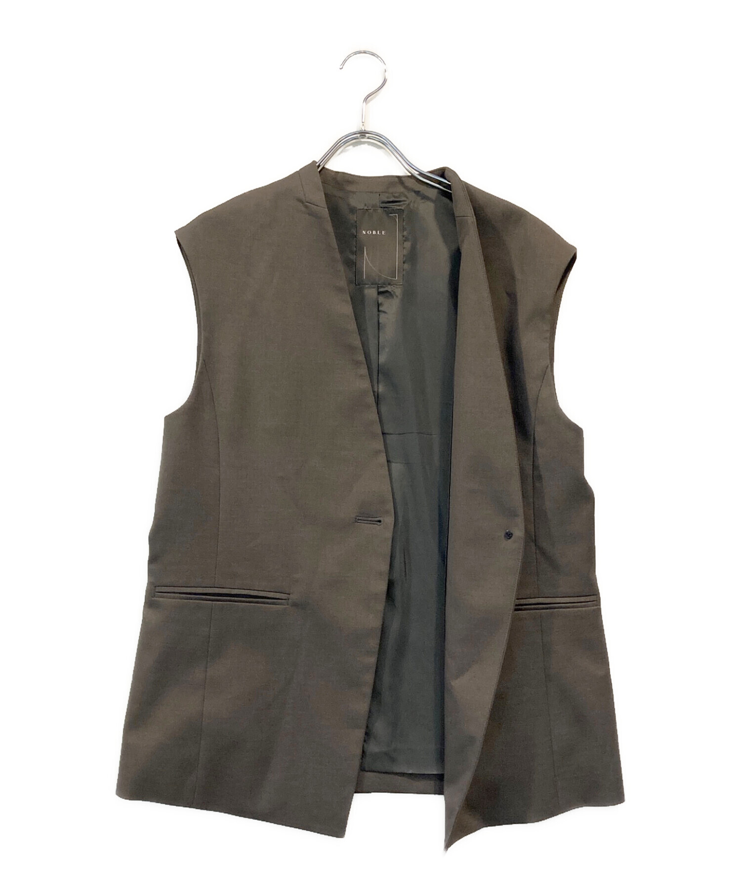 中古・古着通販】Noble (ノーブル) エステルツイルストレッチV