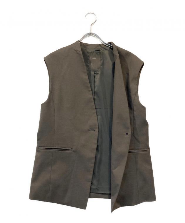 noble エステルツイルストレッチＶカラージレ エステルツイルストレッチVカラージレ（ジレ）｜NOBLE（ノーブル