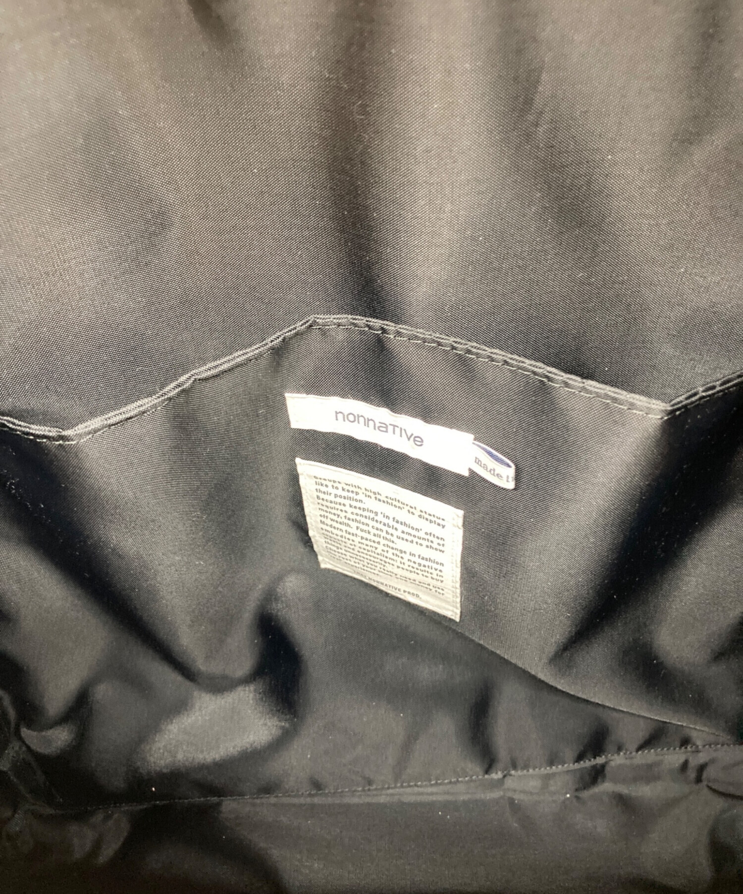中古・古着通販】nonnative (ノンネイティブ) コーデュラナイロン 