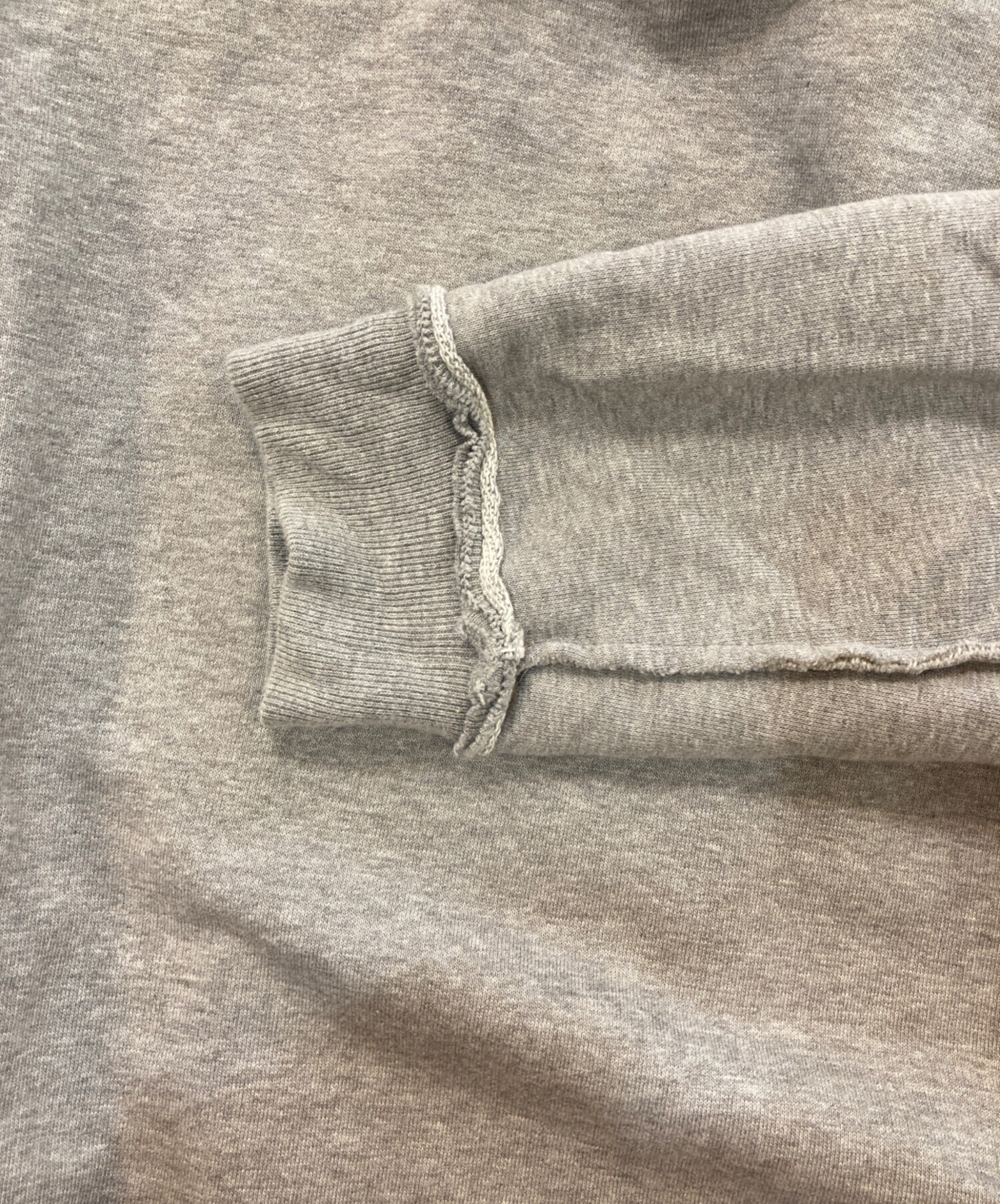 中古・古着通販】MAINU (マイヌ) サムズアームホールフーディー グレー