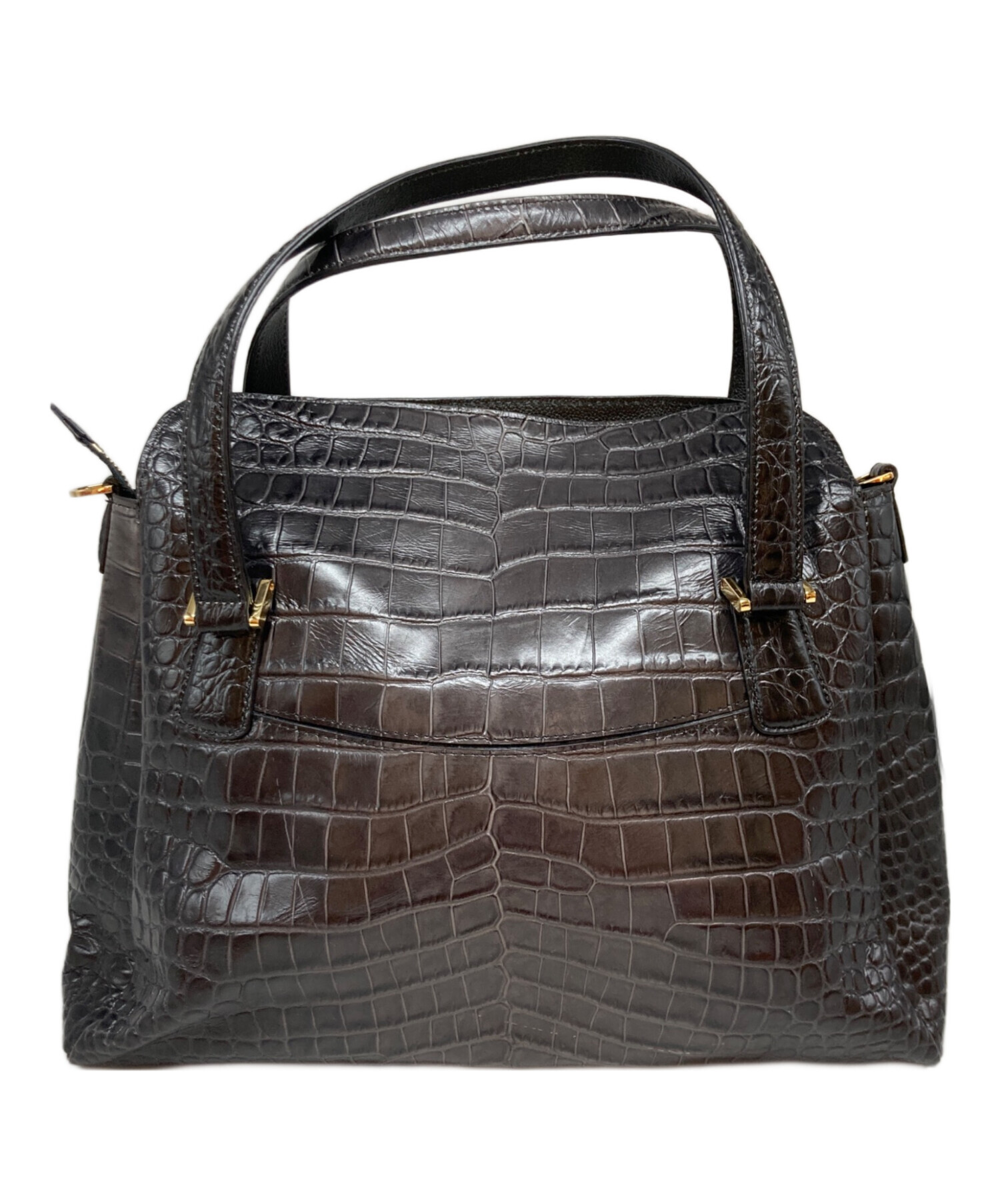 LEATHER JEWELS トートバッグ クロコ型押し レザージュエルズ 2way 