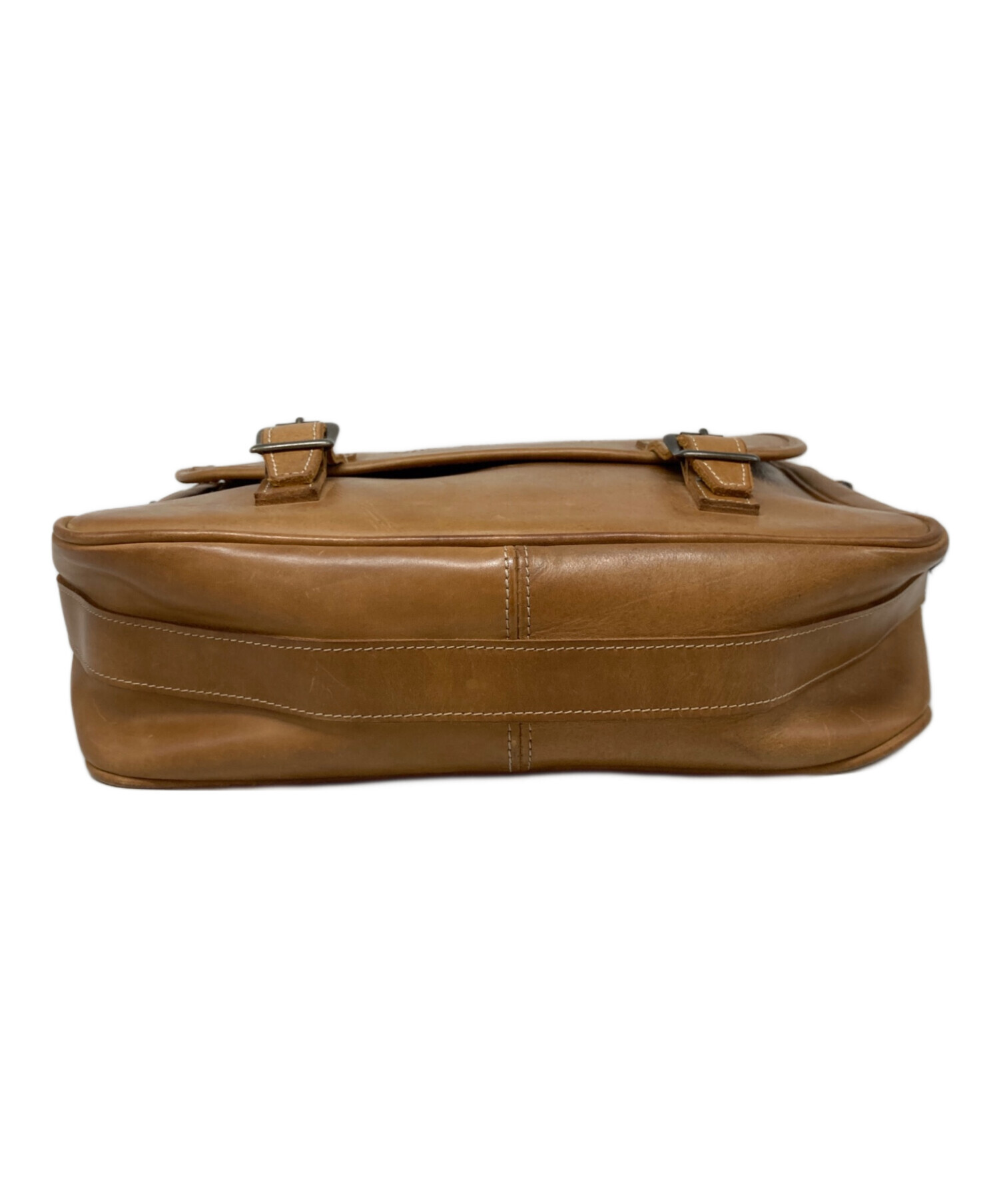 美品 RRL ダブルアールエル レザー ショルダーバッグ イーグル 中古・古着通販】RRL (ダブルアールエル) イーグル刺繍レザー