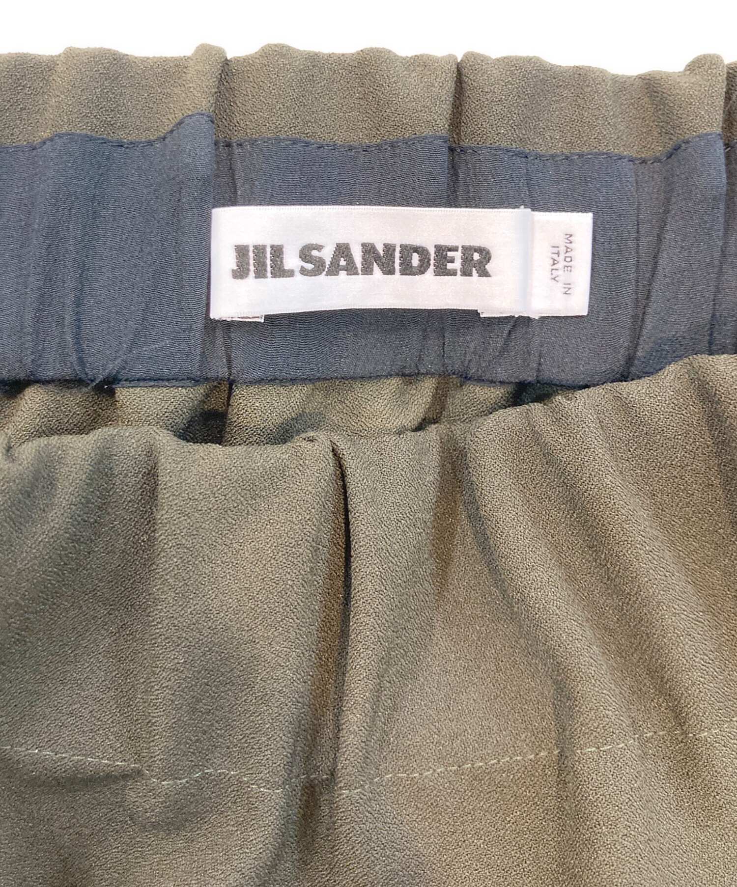 中古・古着通販】JIL SANDER (ジルサンダー) ウエストギャザースカート 