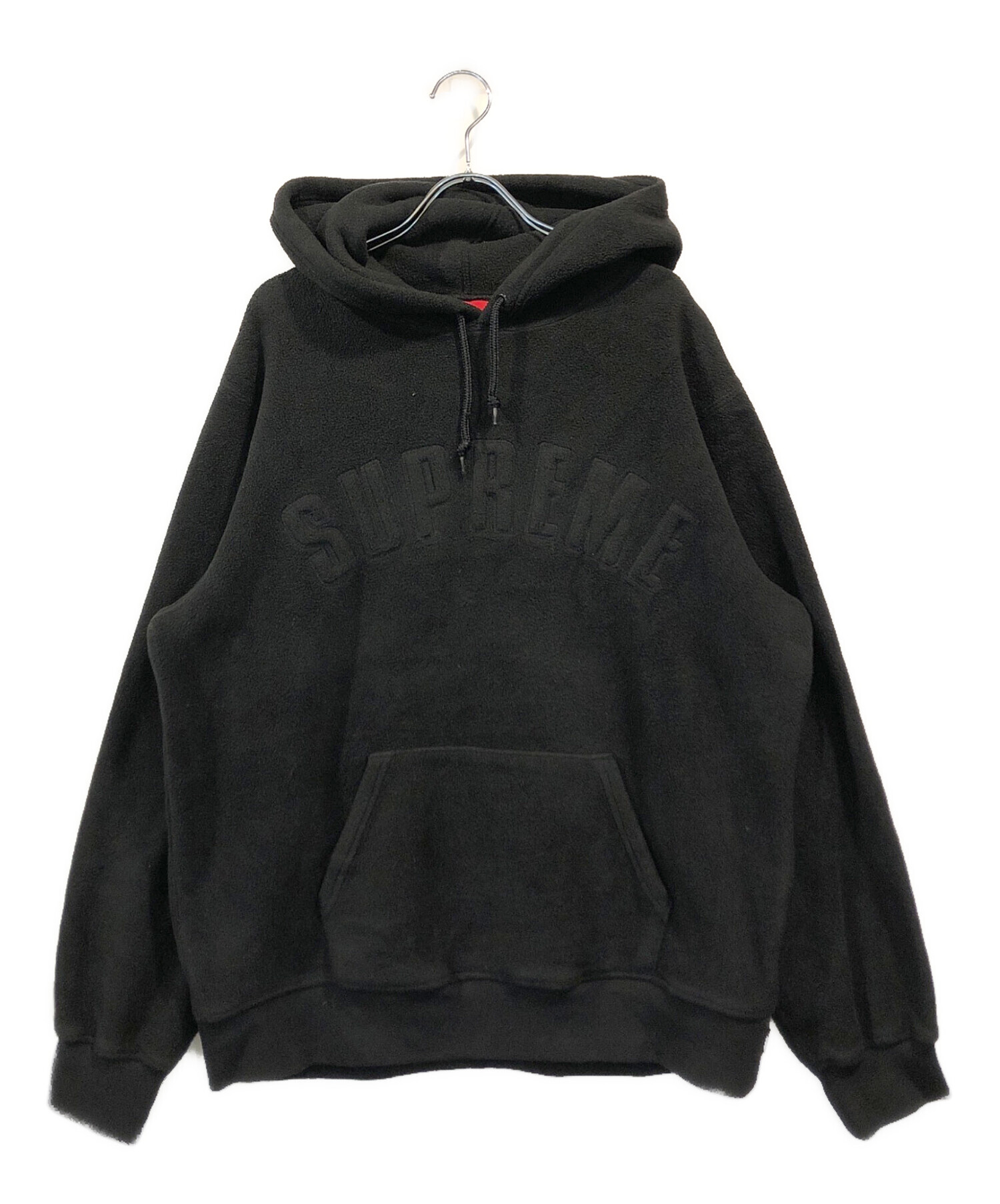 M Supreme Polartec Hooded Sweatshirt 黒 Supreme Polartec Hooded