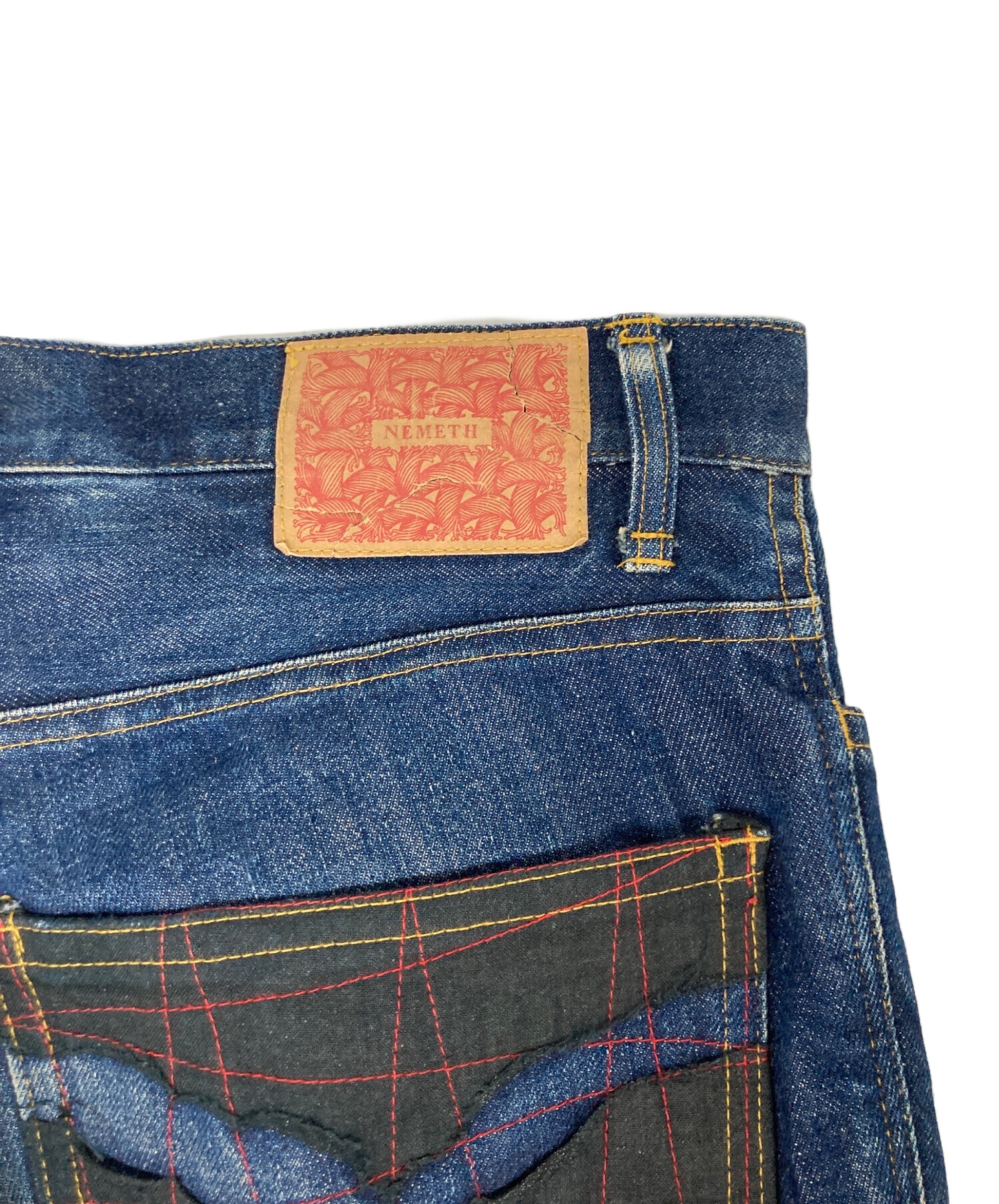 中古・古着通販】Nemeth (ネメス) パッチワークデニムパンツ