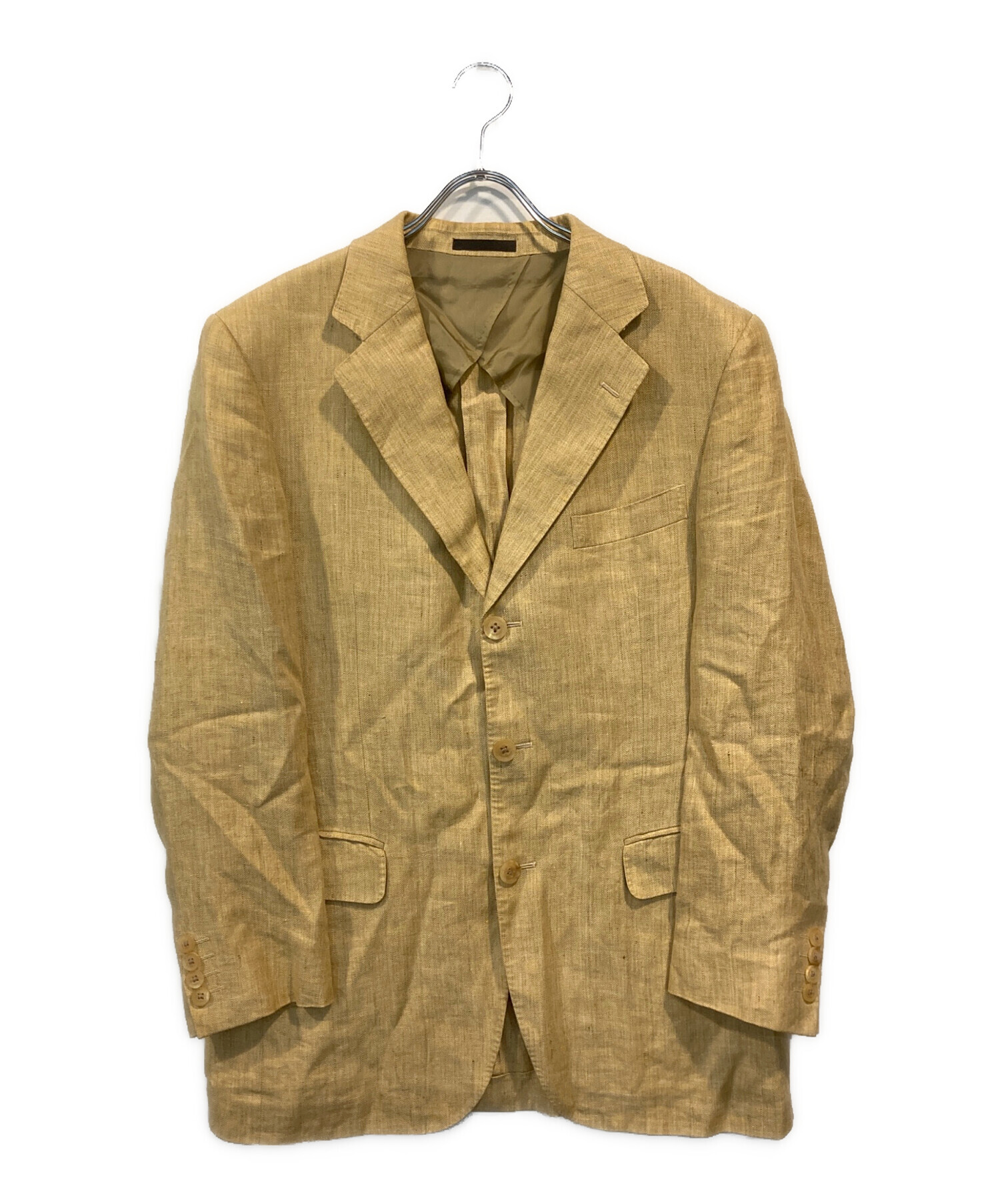 美品　バーバリーロンドン　Burberry Londonリネン混ジャケット　3L 中古・古着通販】BURBERRY LONDON (バーバリーロンドン) リネン3B