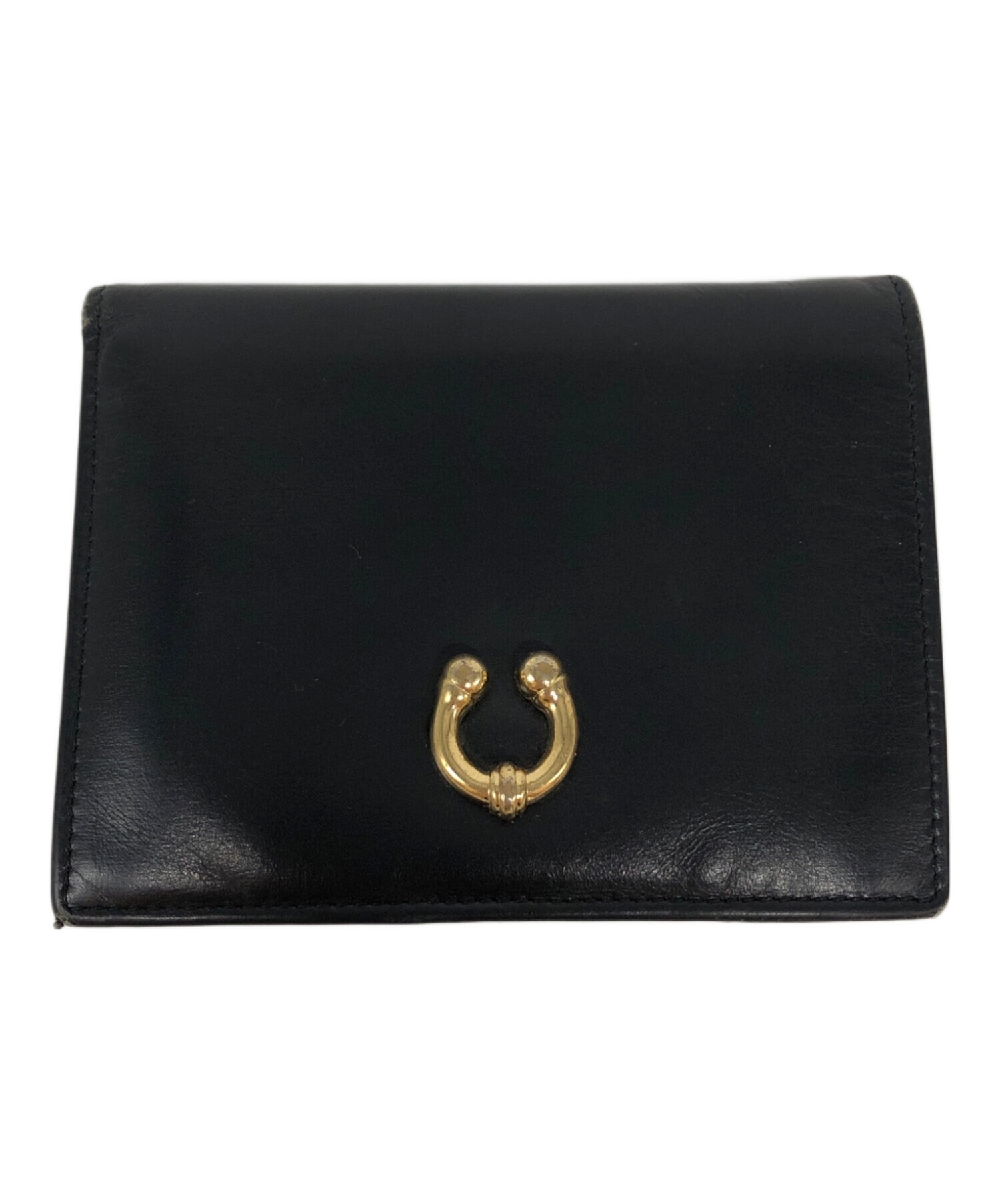 中古・古着通販】GUCCI (グッチ) オールドホースビット2つ折り財布 