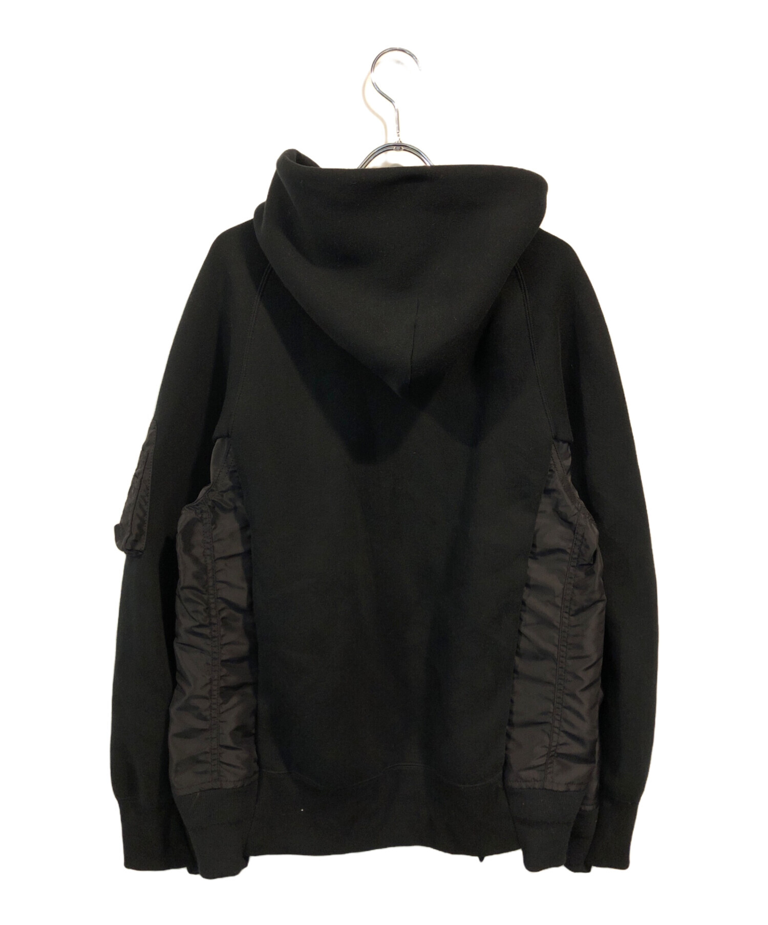 中古・古着通販】sacai (サカイ) Sponge Sweat x Nylon Twill Hoodie 