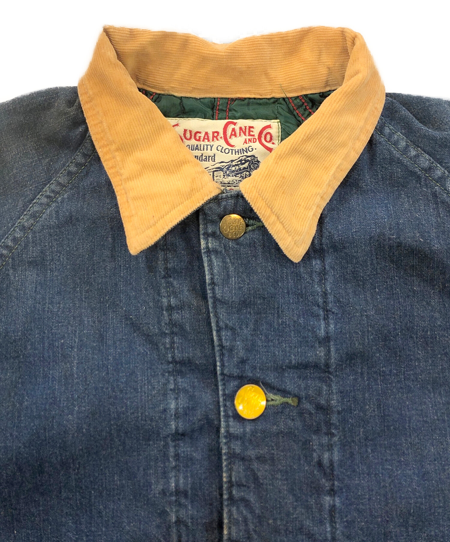 中古・古着通販】SUGAR CANE (シュガーケーン) デニムカバーオール