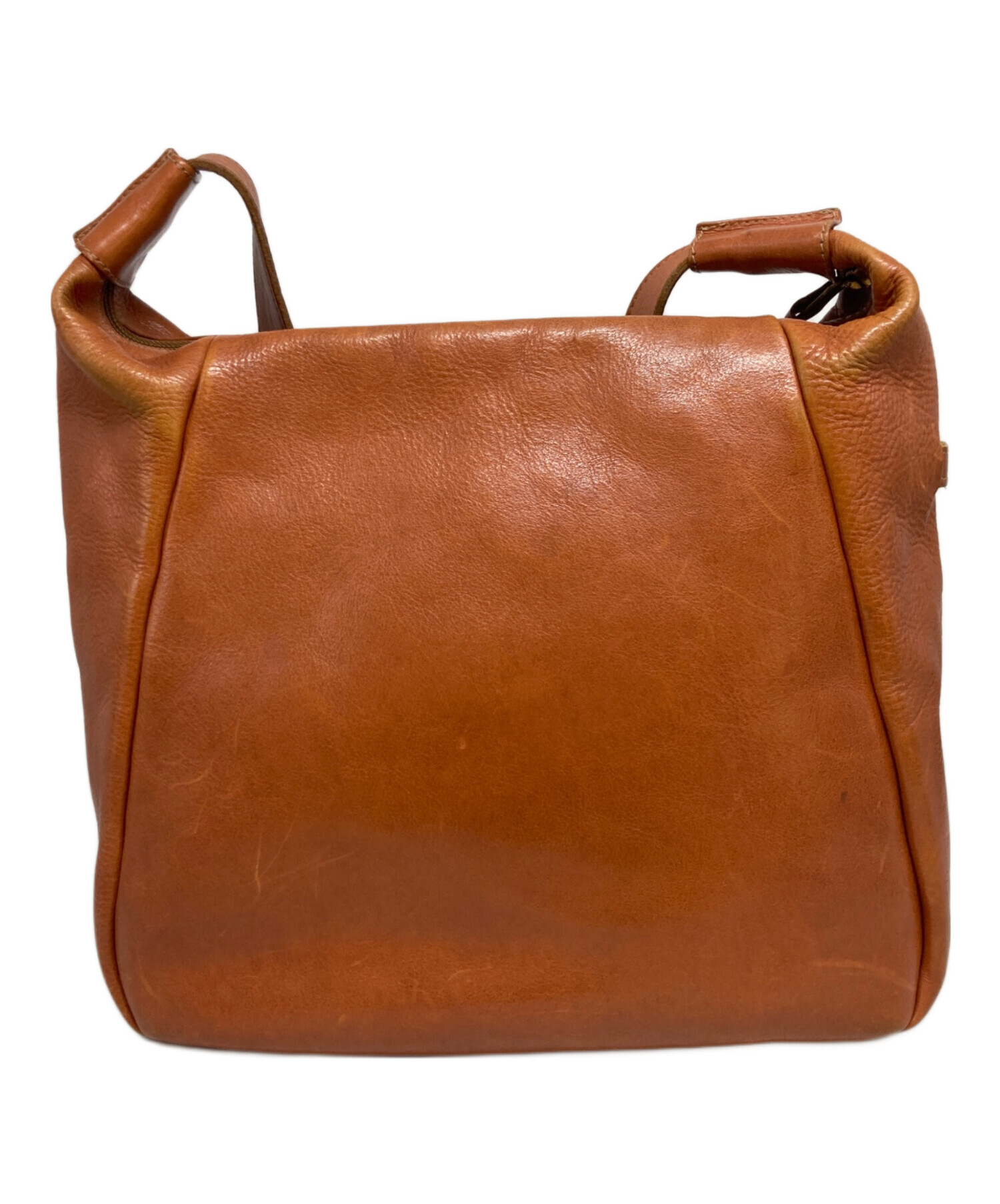 中古・古着通販】IL BISONTE (イル ビゾンテ) レザーショルダーバッグ 