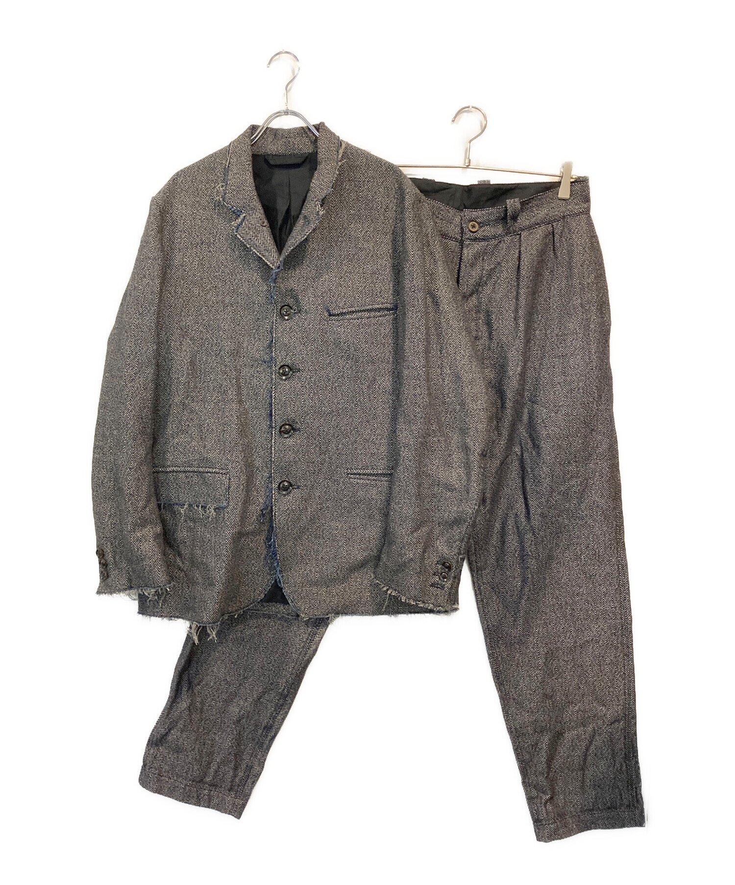 中古・古着通販】QUILP (クイルプ) カットオフヘリンボーンジャケット 