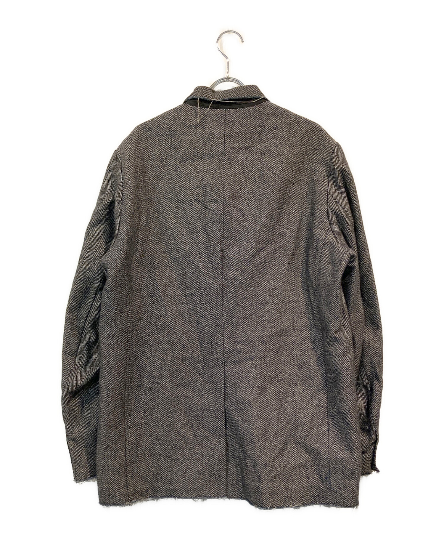 中古・古着通販】QUILP (クイルプ) カットオフヘリンボーンジャケット 