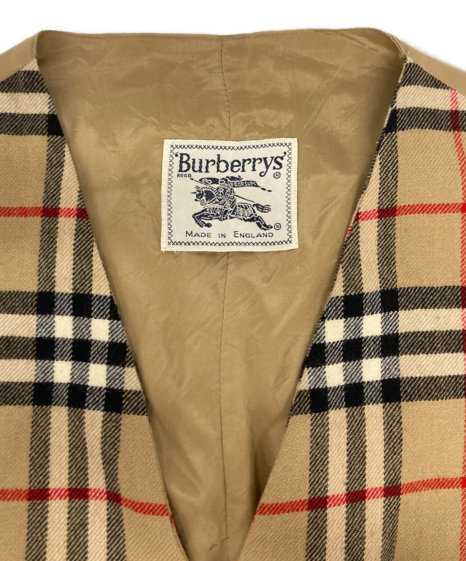 中古・古着通販】Burberry's (バーバリーズ) 金ボタンノバチェック
